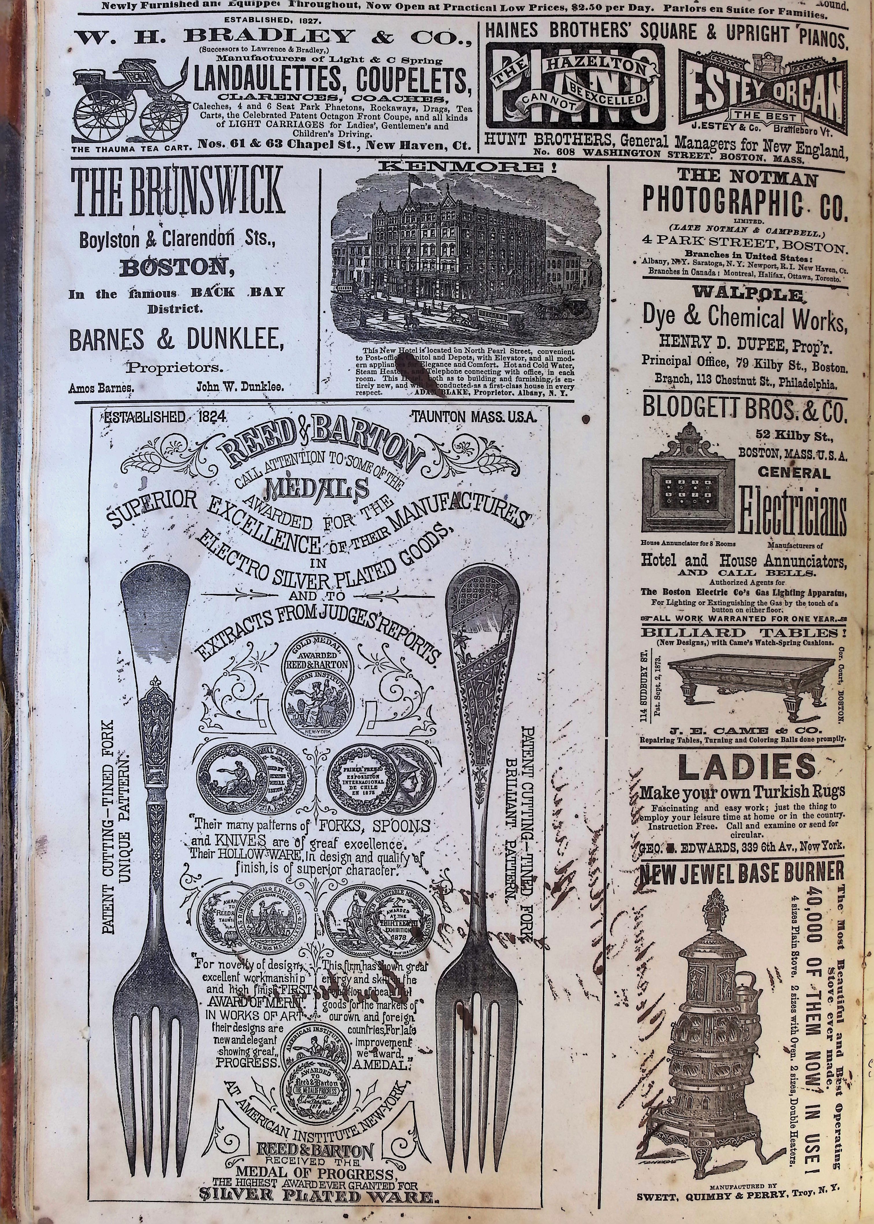 Isham Hotel register Vol. 1, Page 12