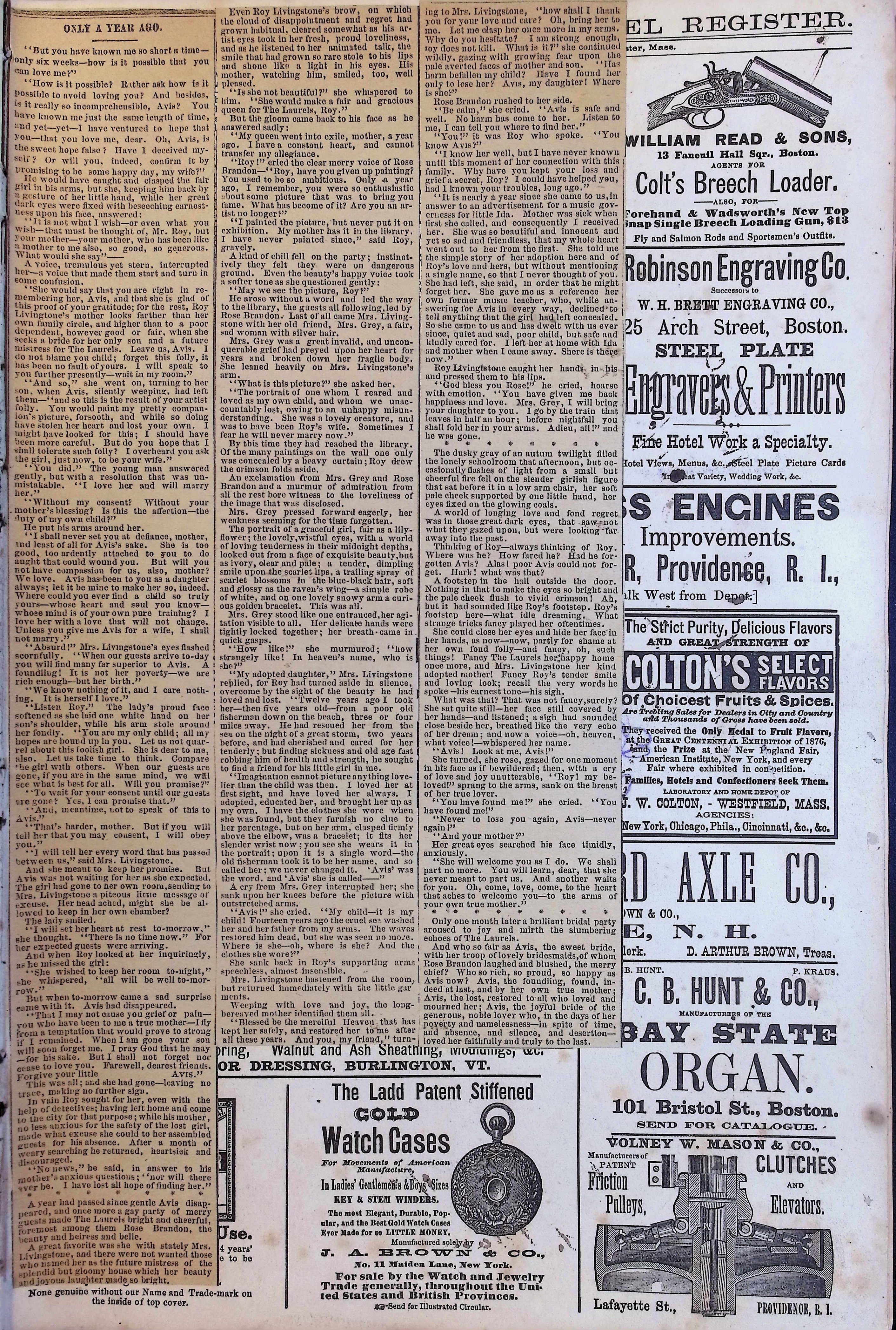 Isham Hotel register Vol. 1, Page 19