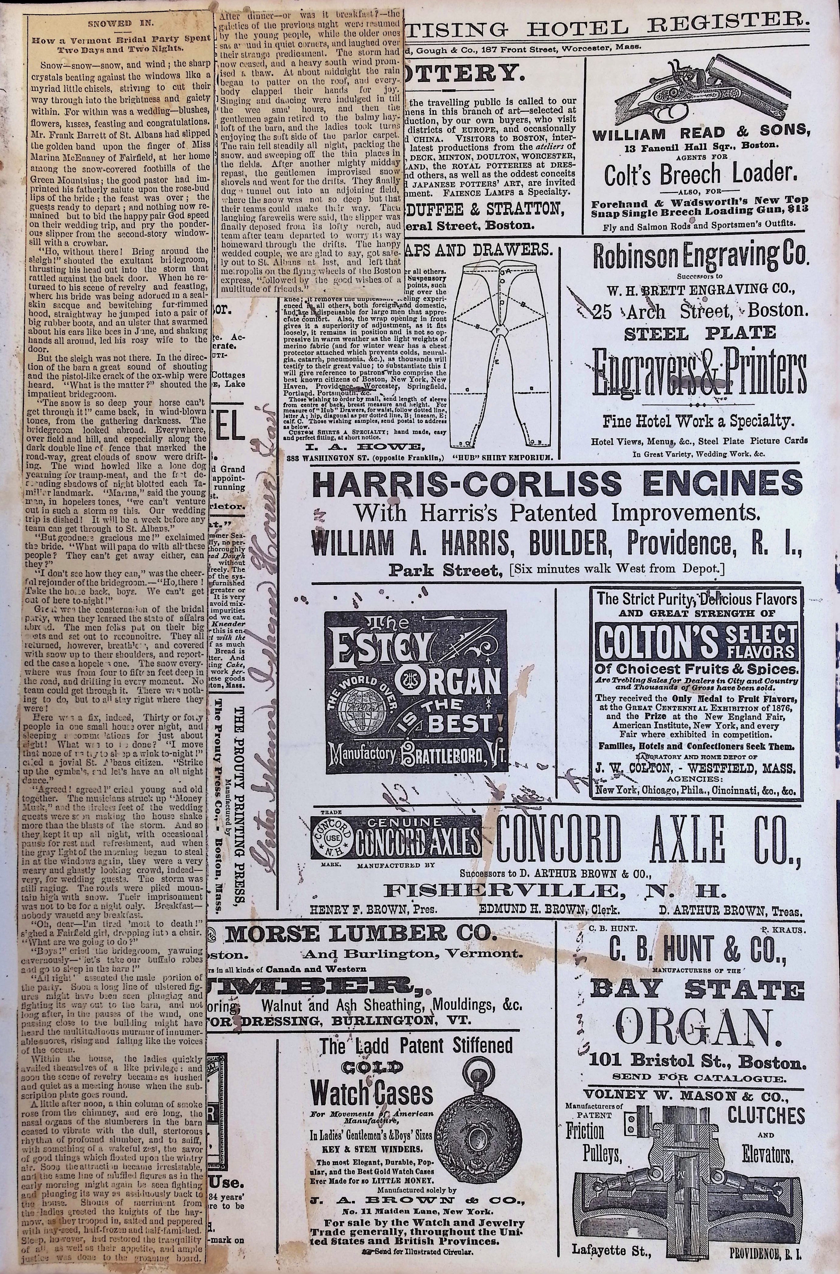 Isham Hotel register Vol. 1, Page 27