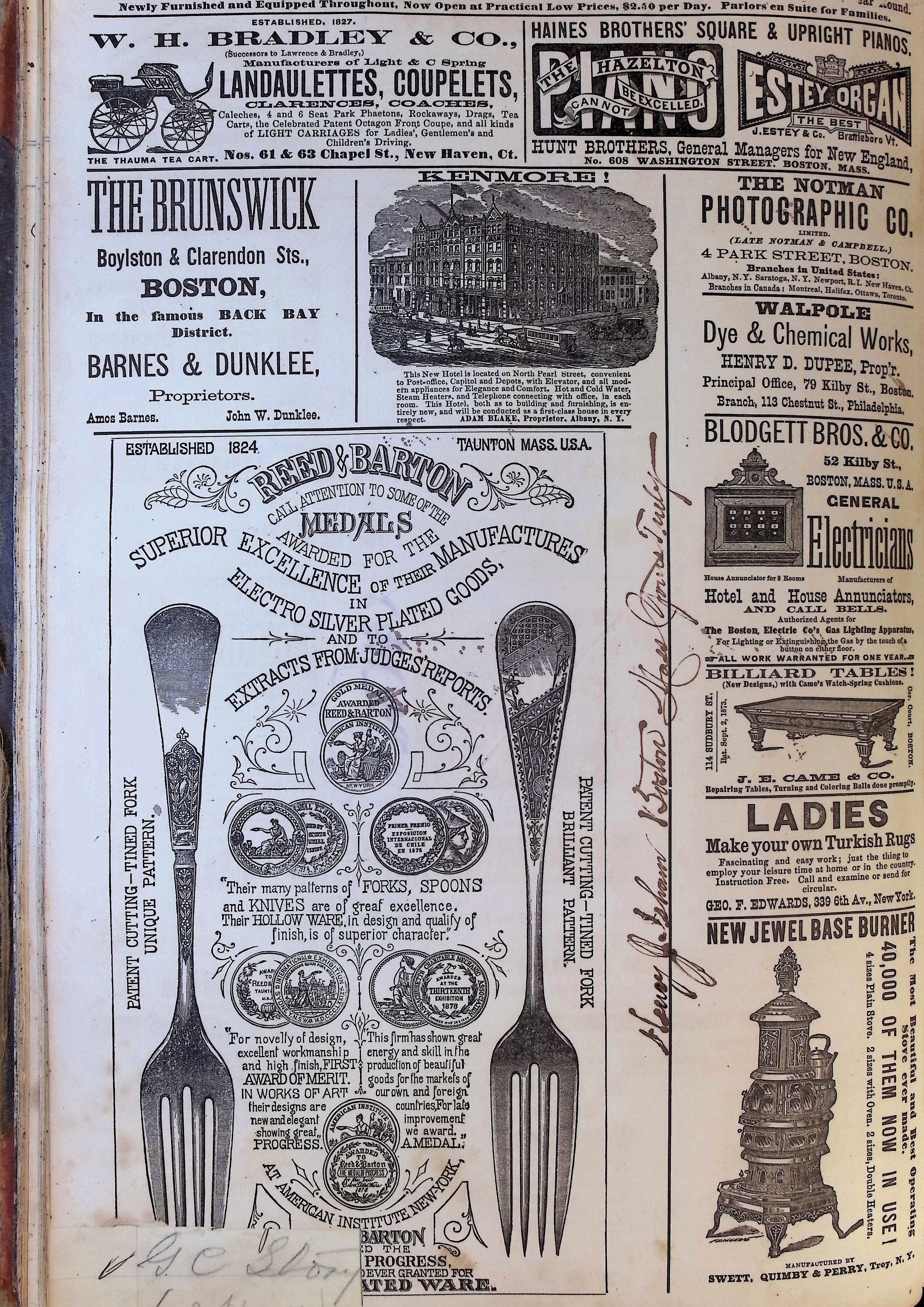 Isham Hotel register Vol. 1, Page 38