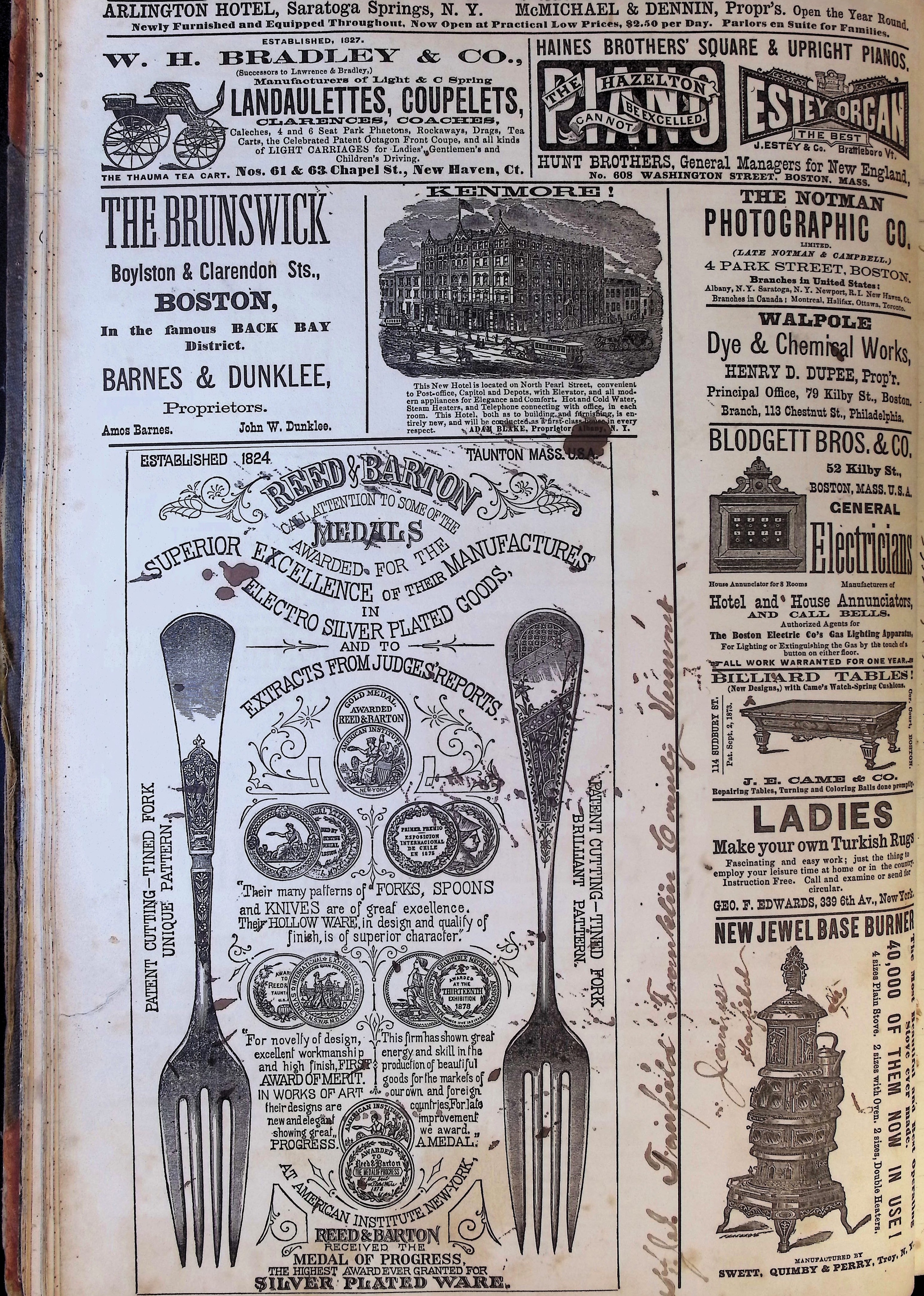 Isham Hotel register Vol. 1, Page 42