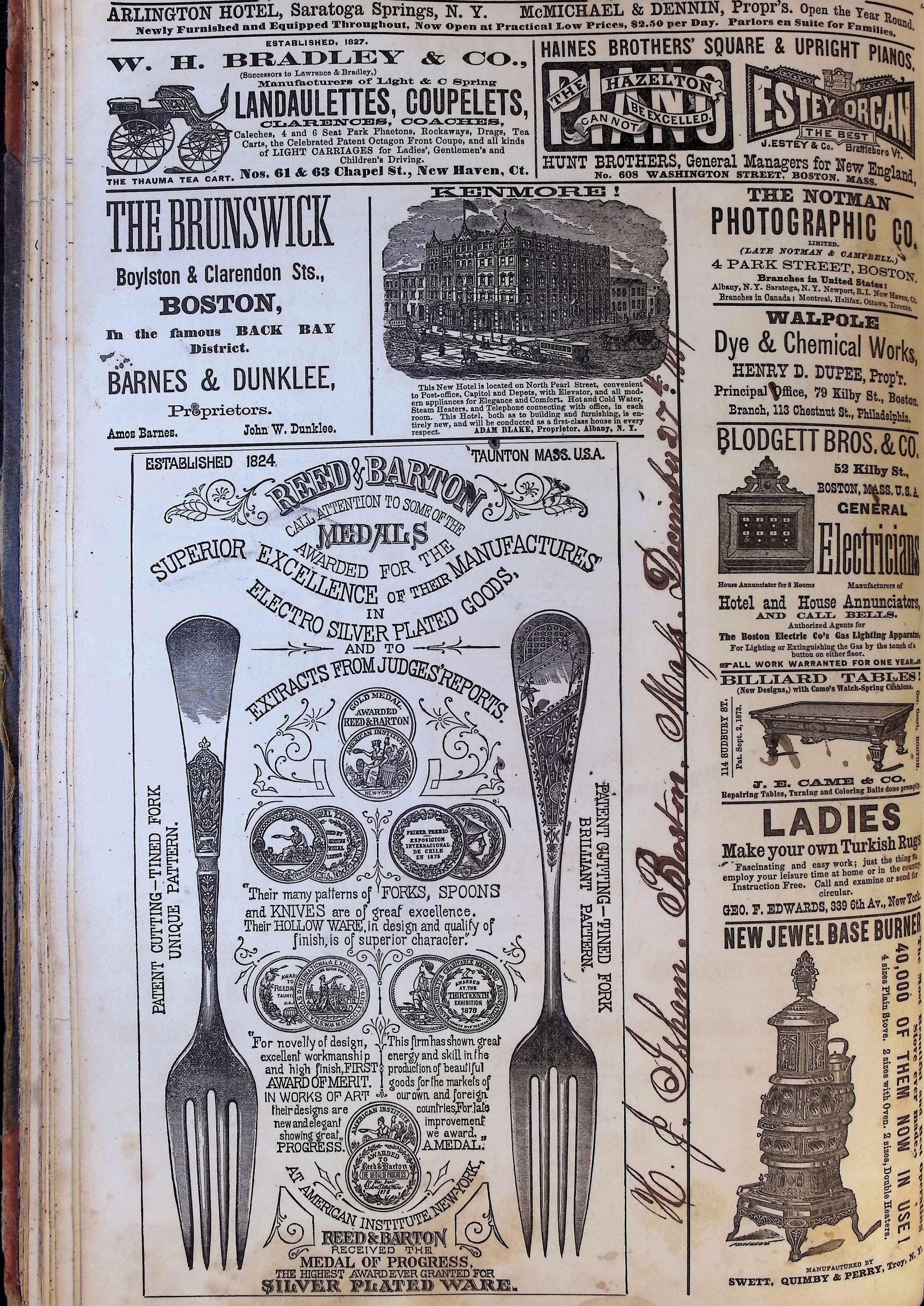 Isham Hotel register Vol. 1, Page 46