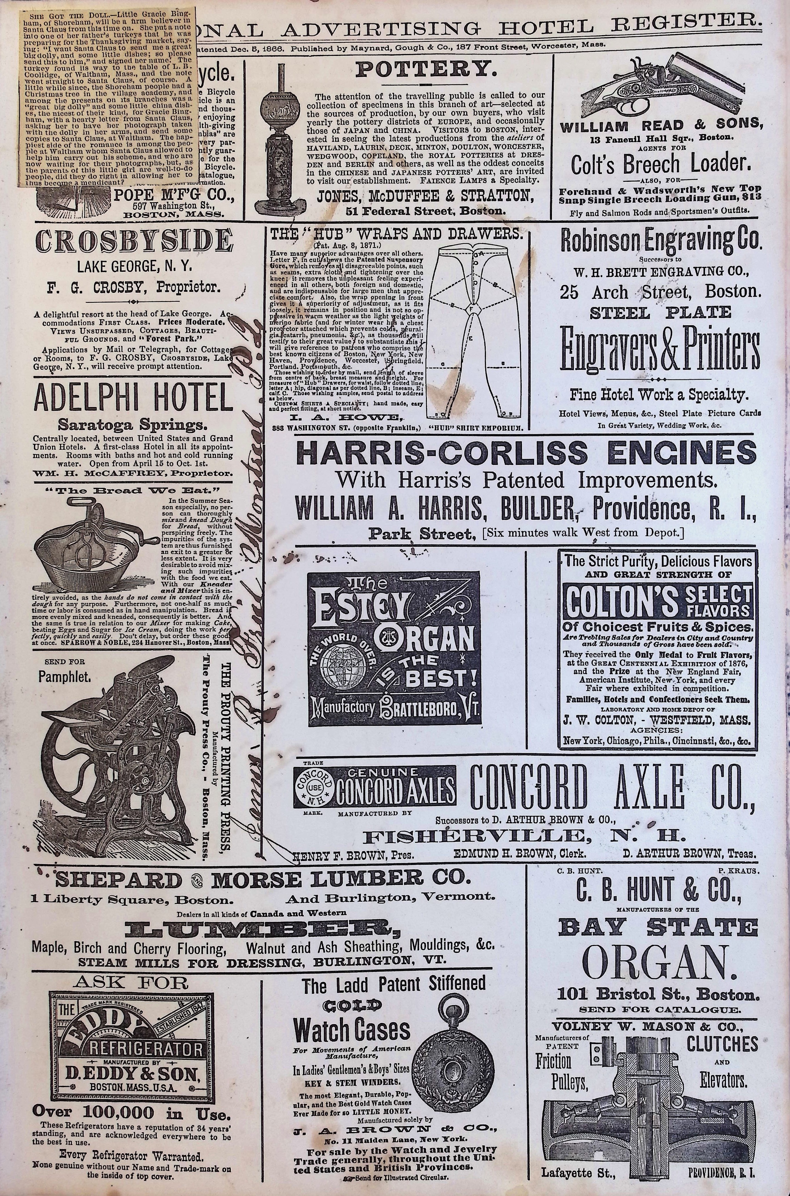 Isham Hotel register Vol. 1, Page 51