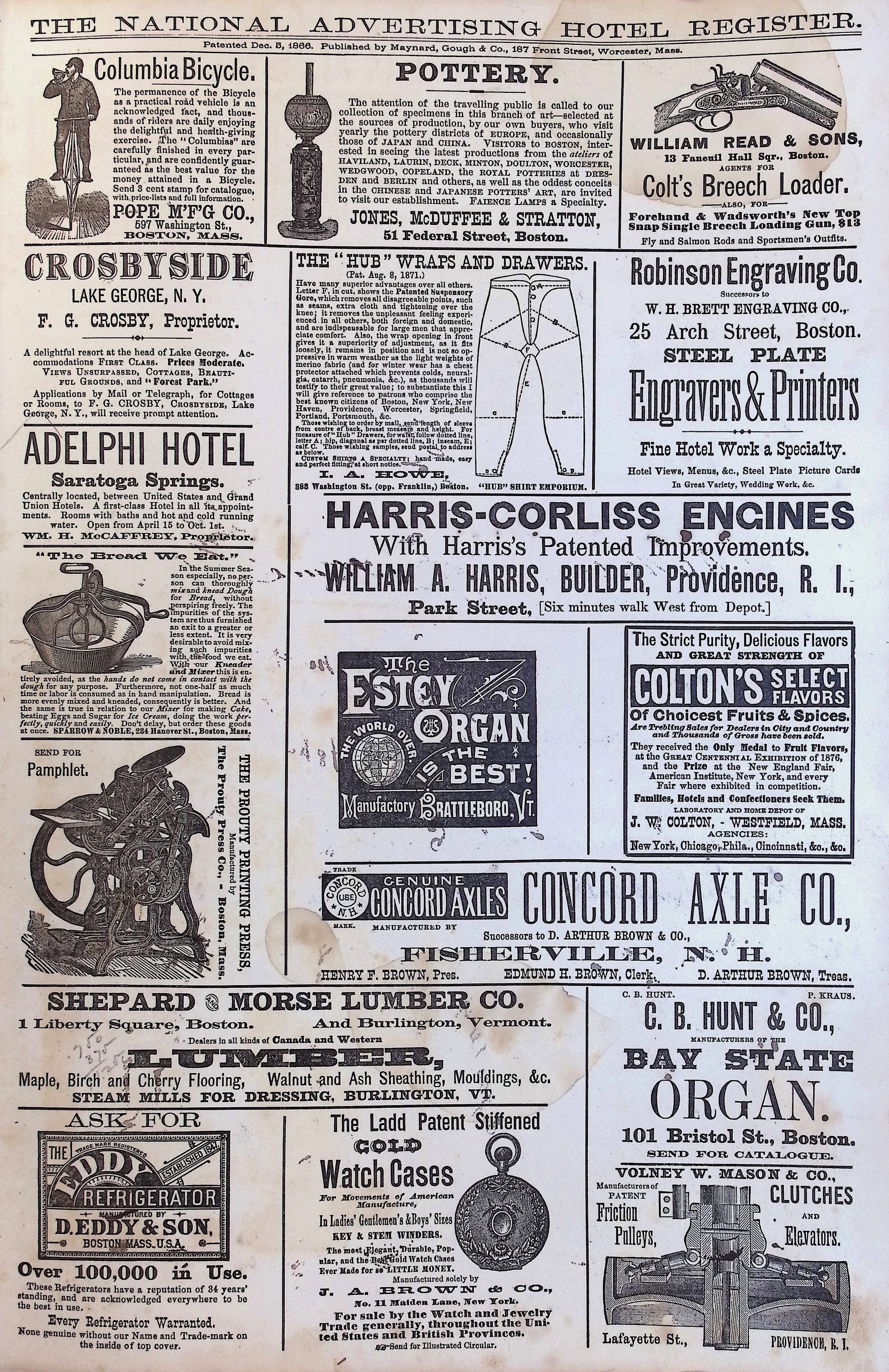 Isham Hotel register Vol. 1, Page 83