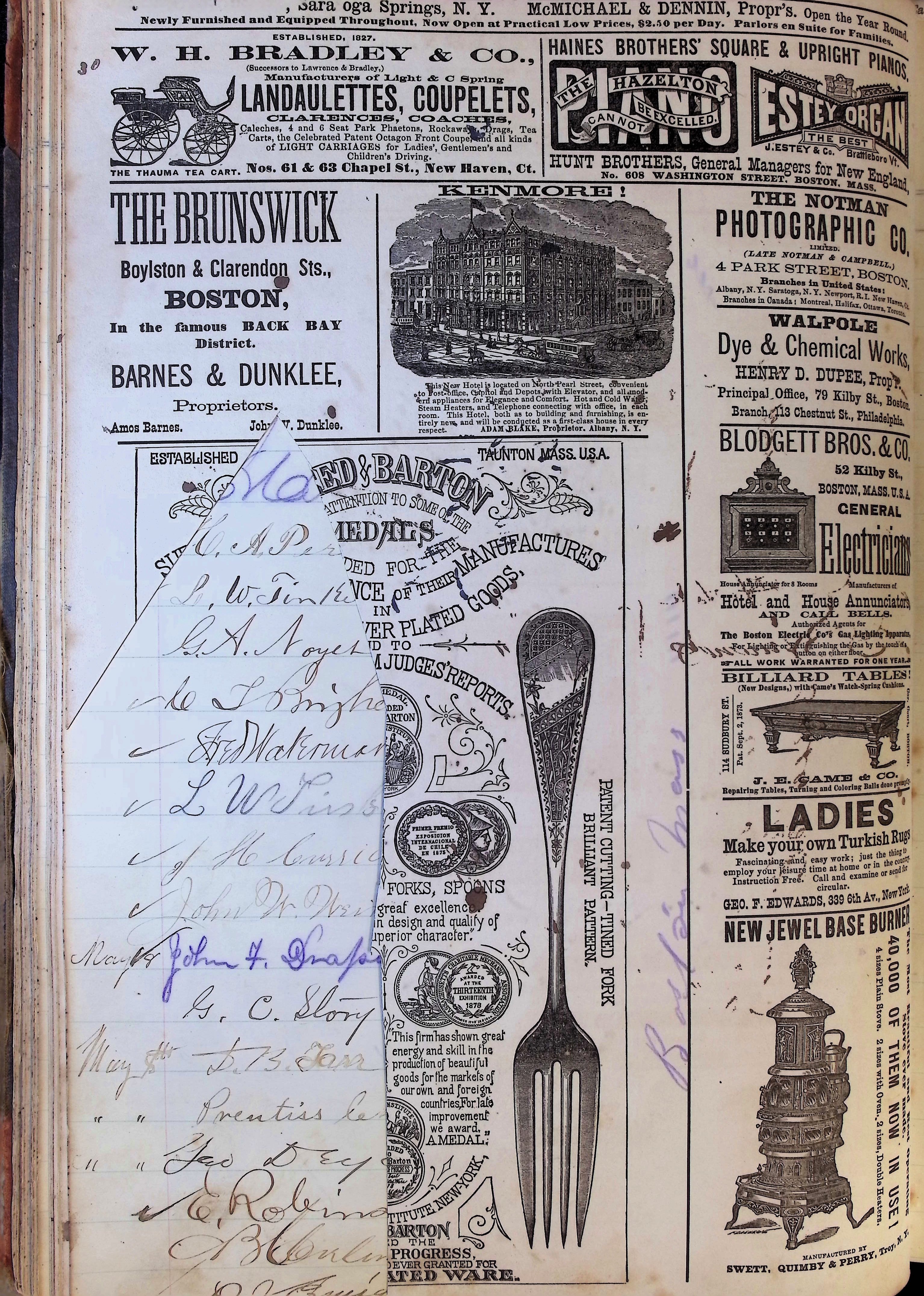 Isham Hotel register Vol. 1, Page 90