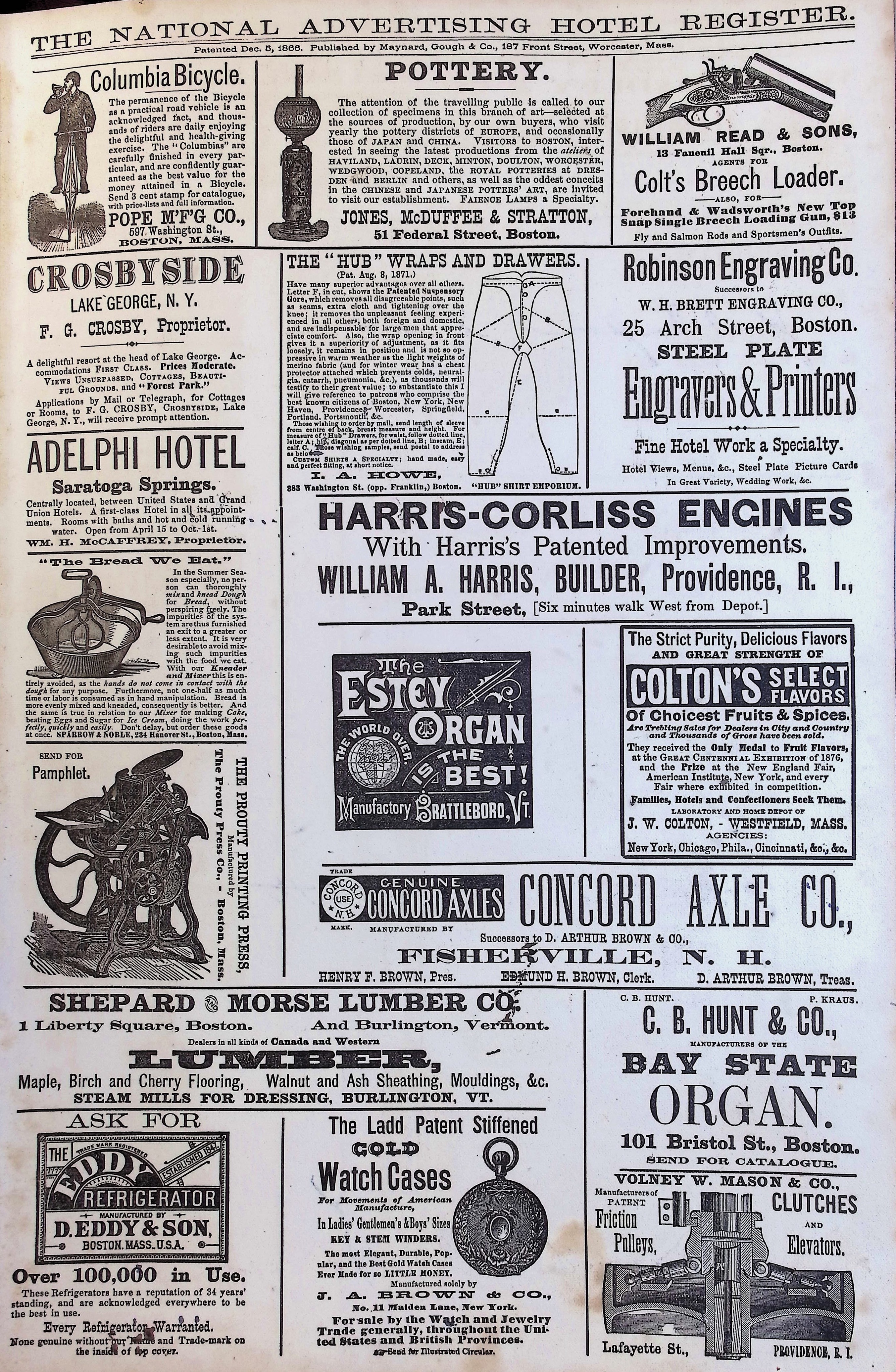 Isham Hotel register Vol. 1, Page 102