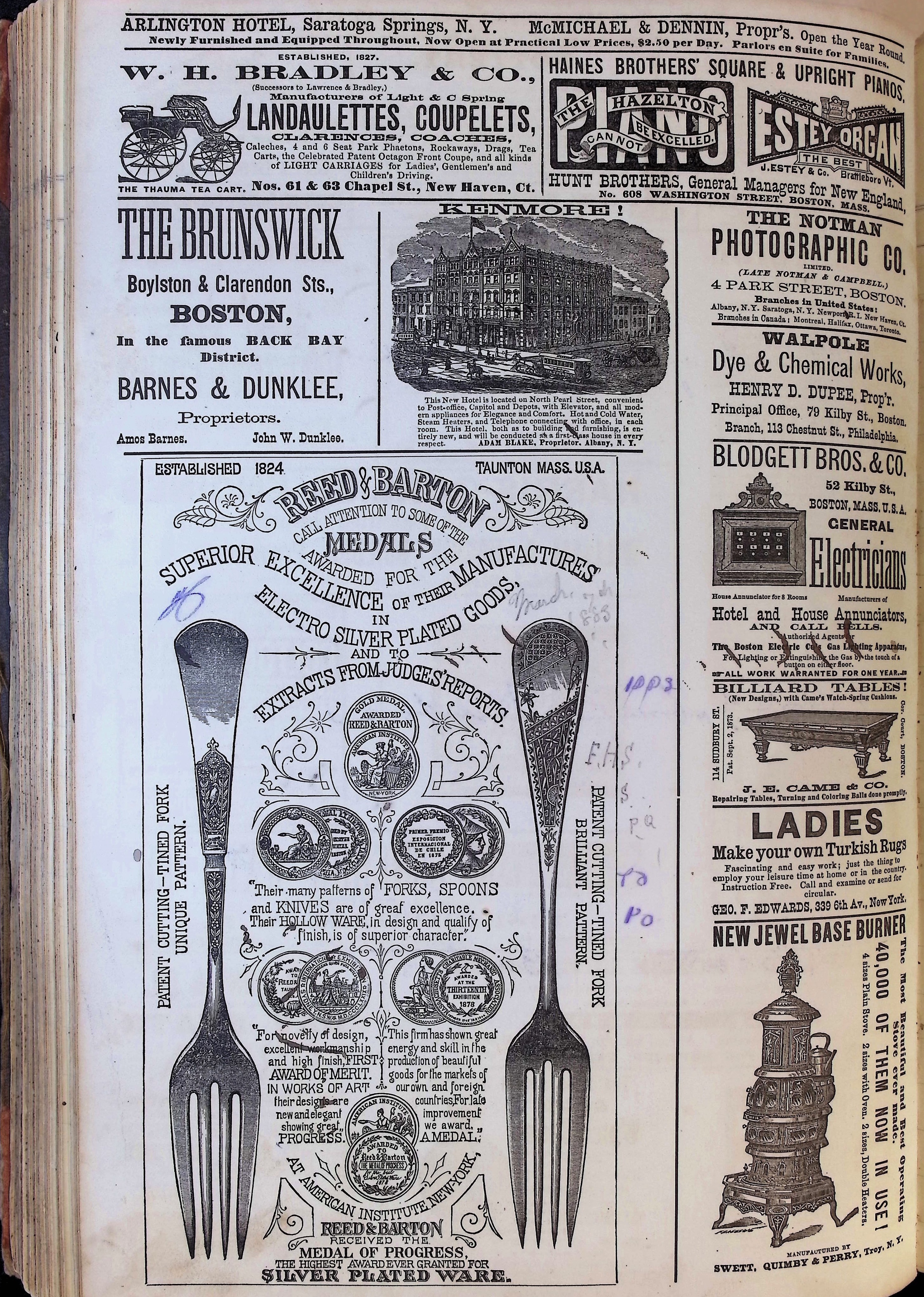 Isham Hotel register Vol. 1, Page 145