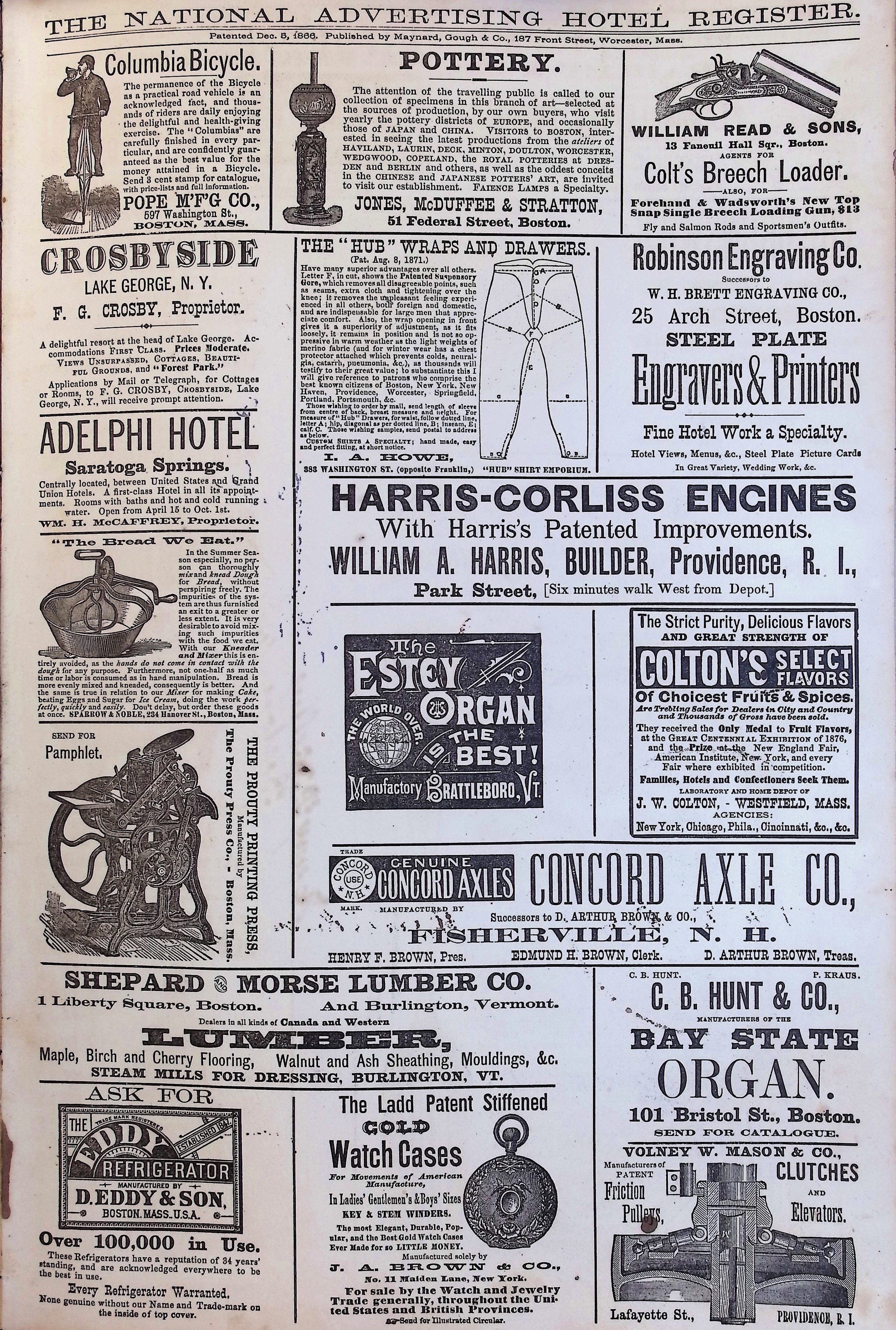 Isham Hotel register Vol. 1, Page 162