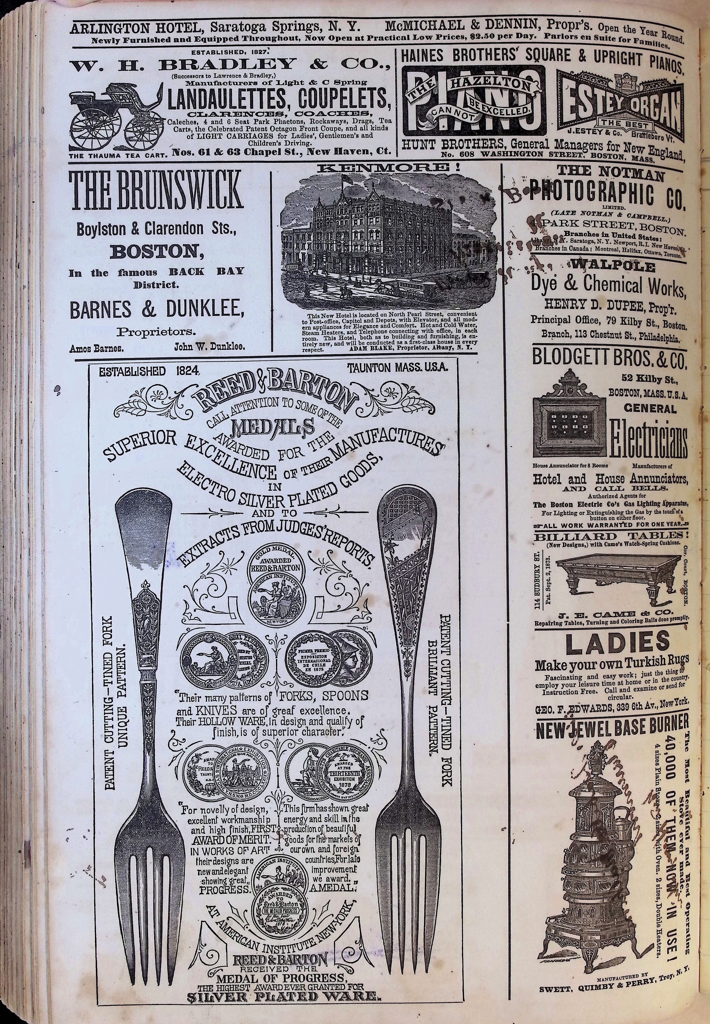 Isham Hotel register Vol. 1, Page 181