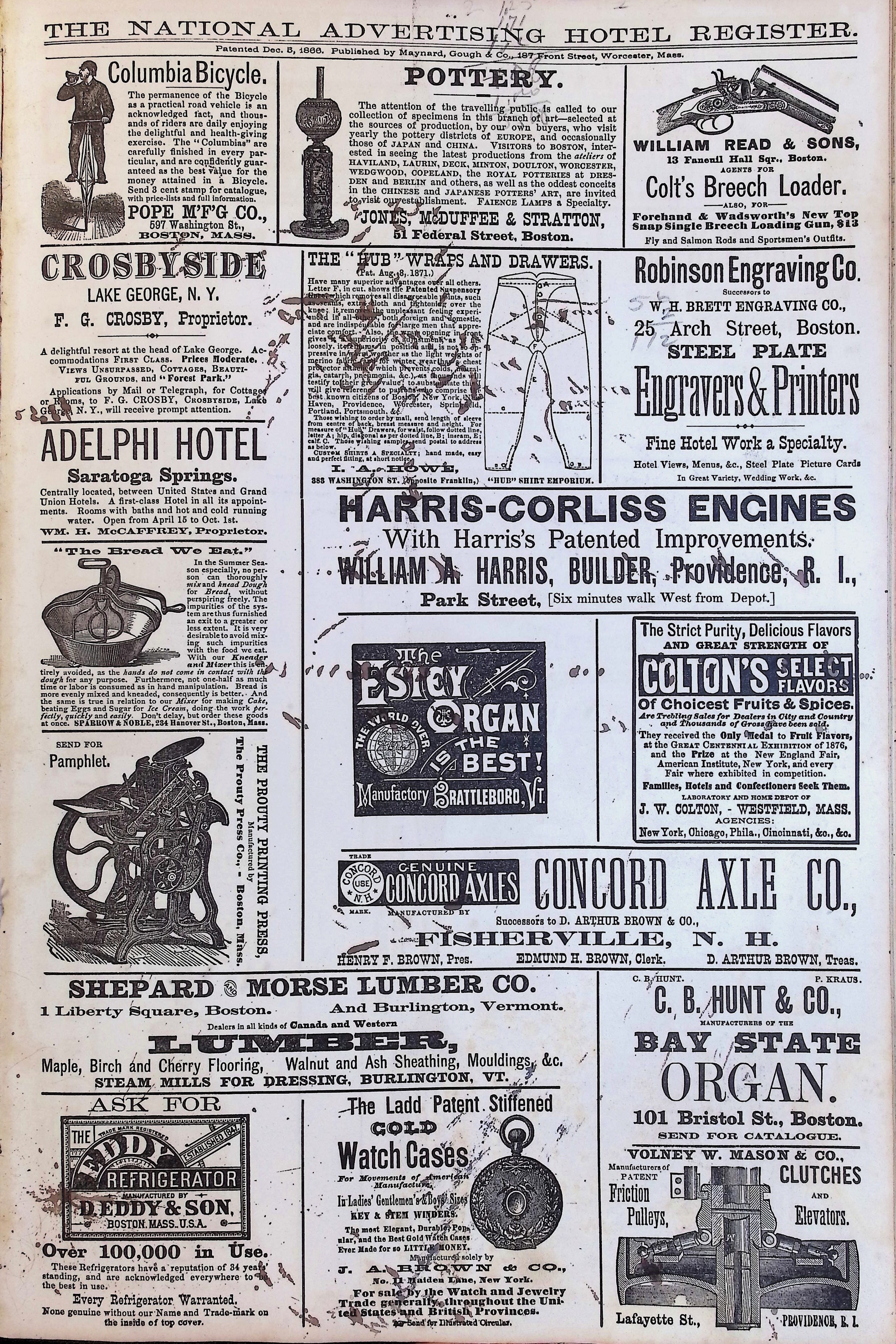 Isham Hotel register Vol. 1, Page 221