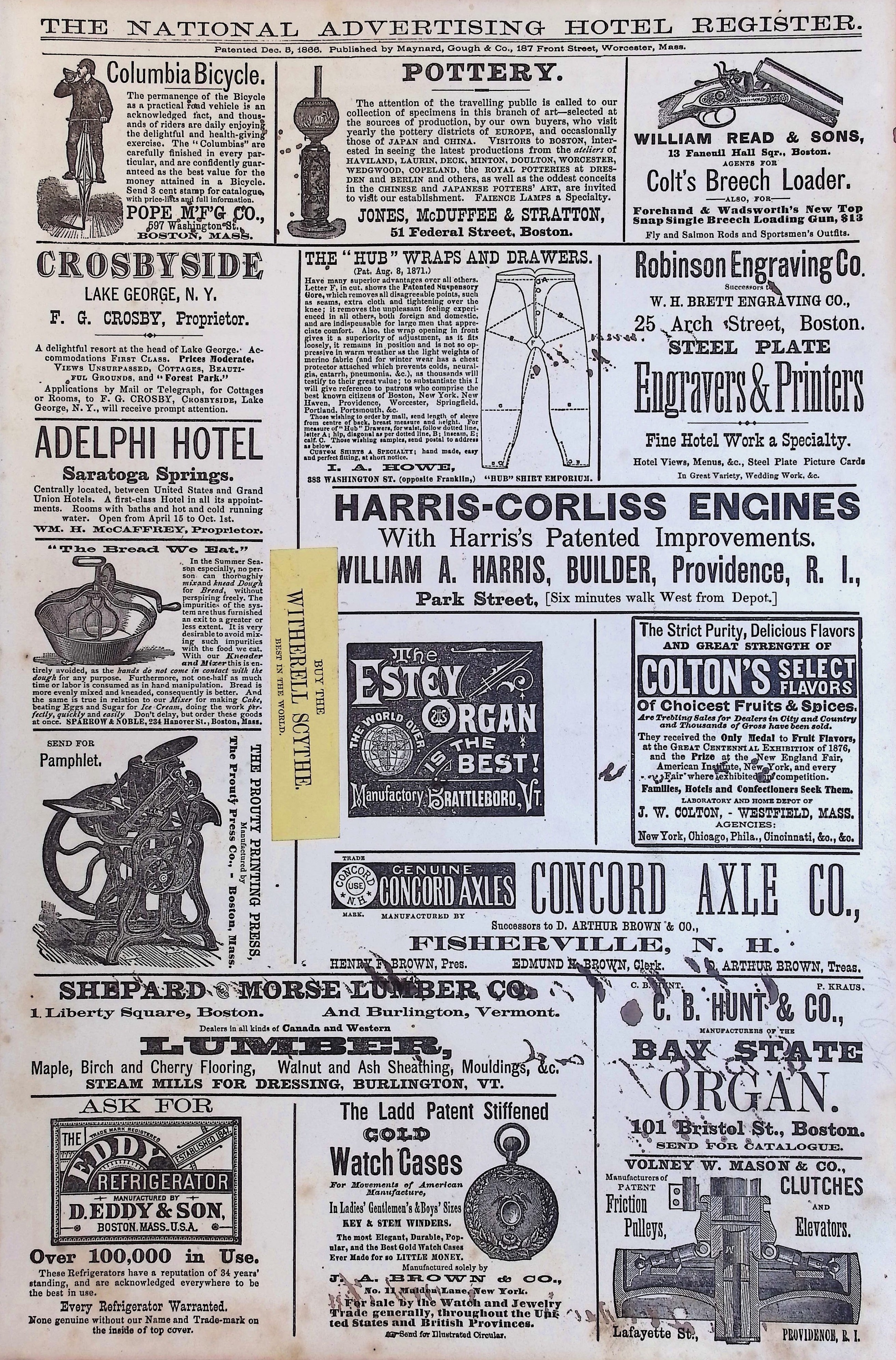 Isham Hotel register Vol. 1, Page 238