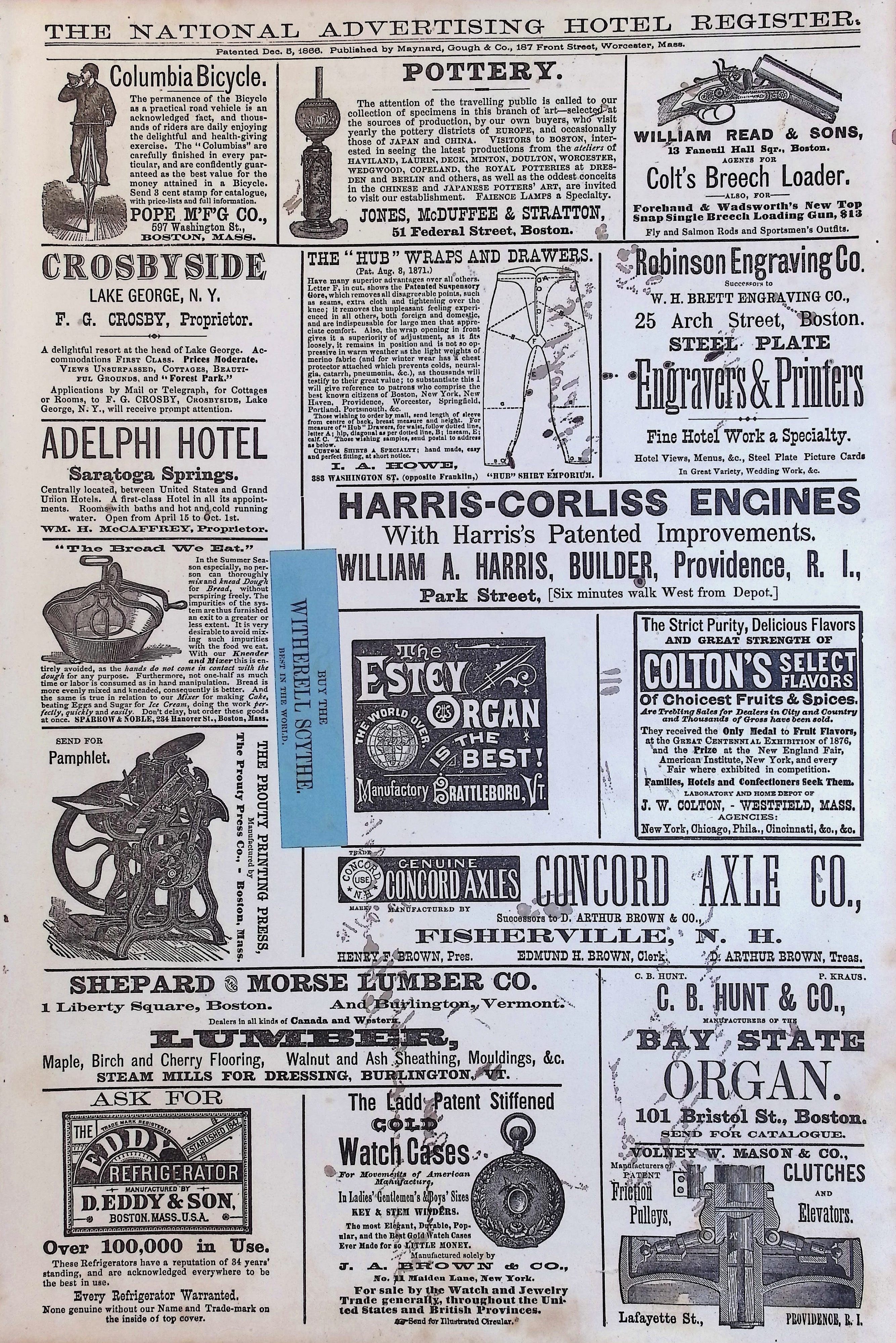 Isham Hotel register Vol. 1, Page 240