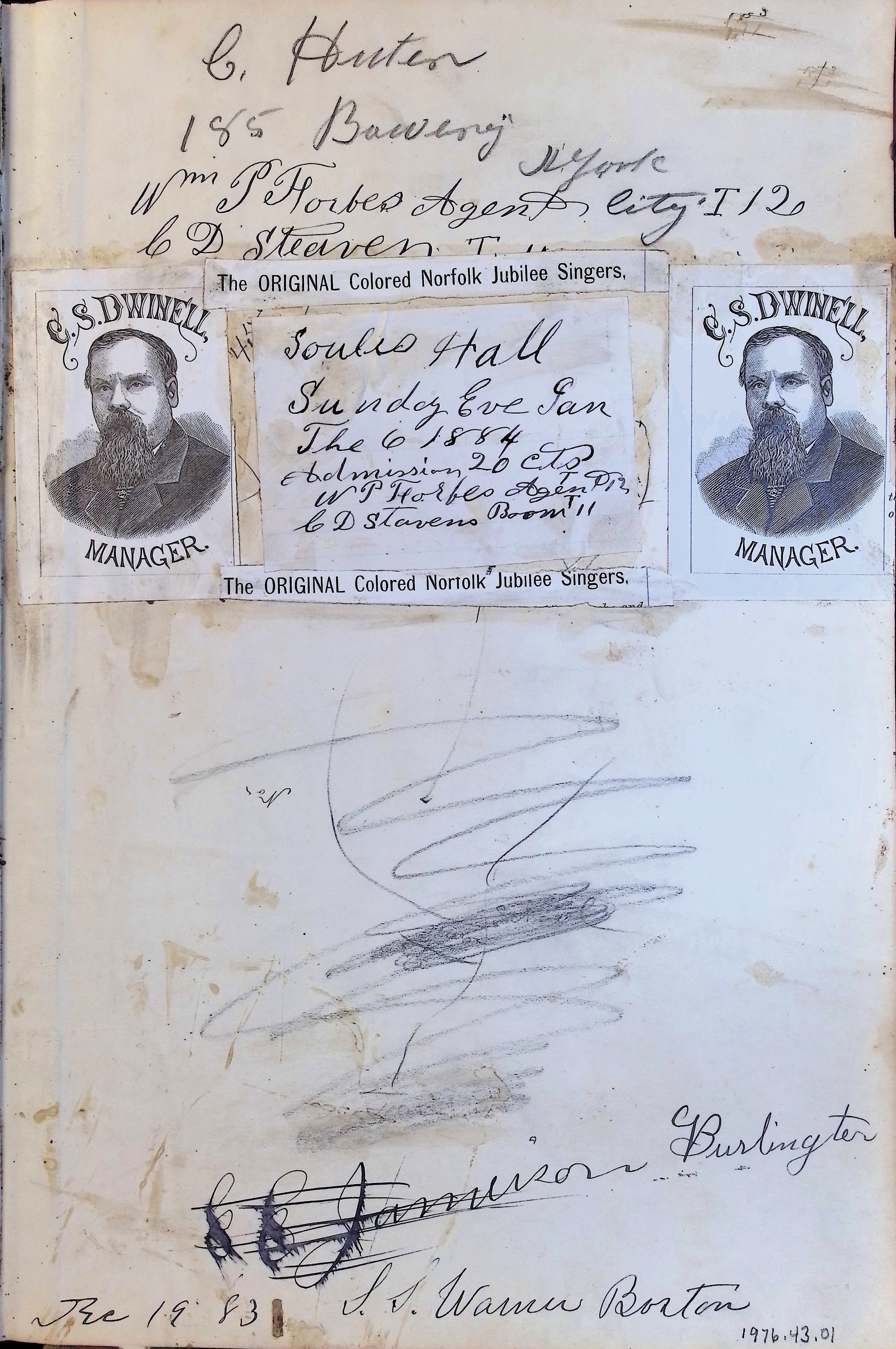 Isham Hotel register Vol. 1, Page 247