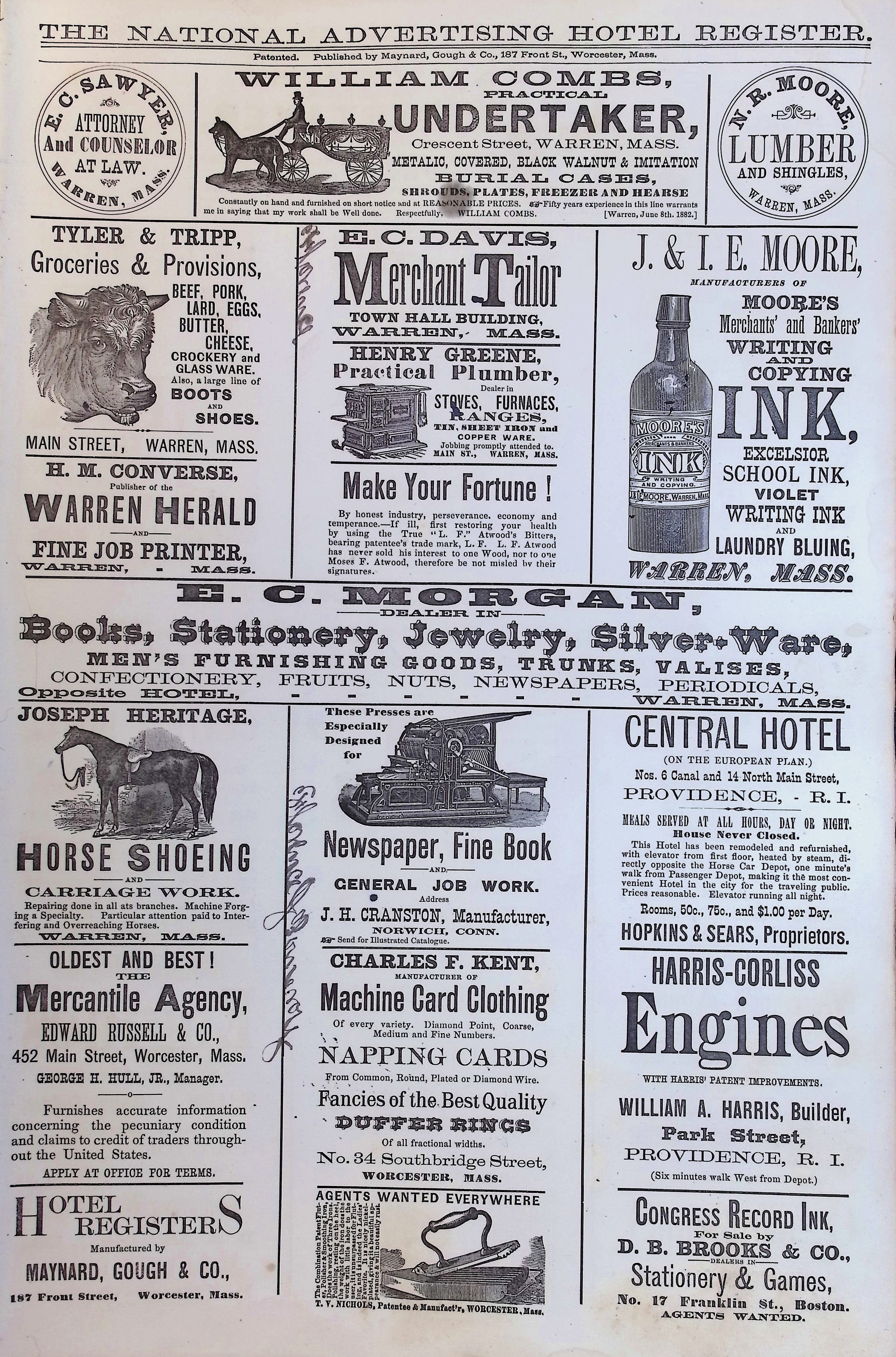 Isham Hotel register Vol. 2, Page 17