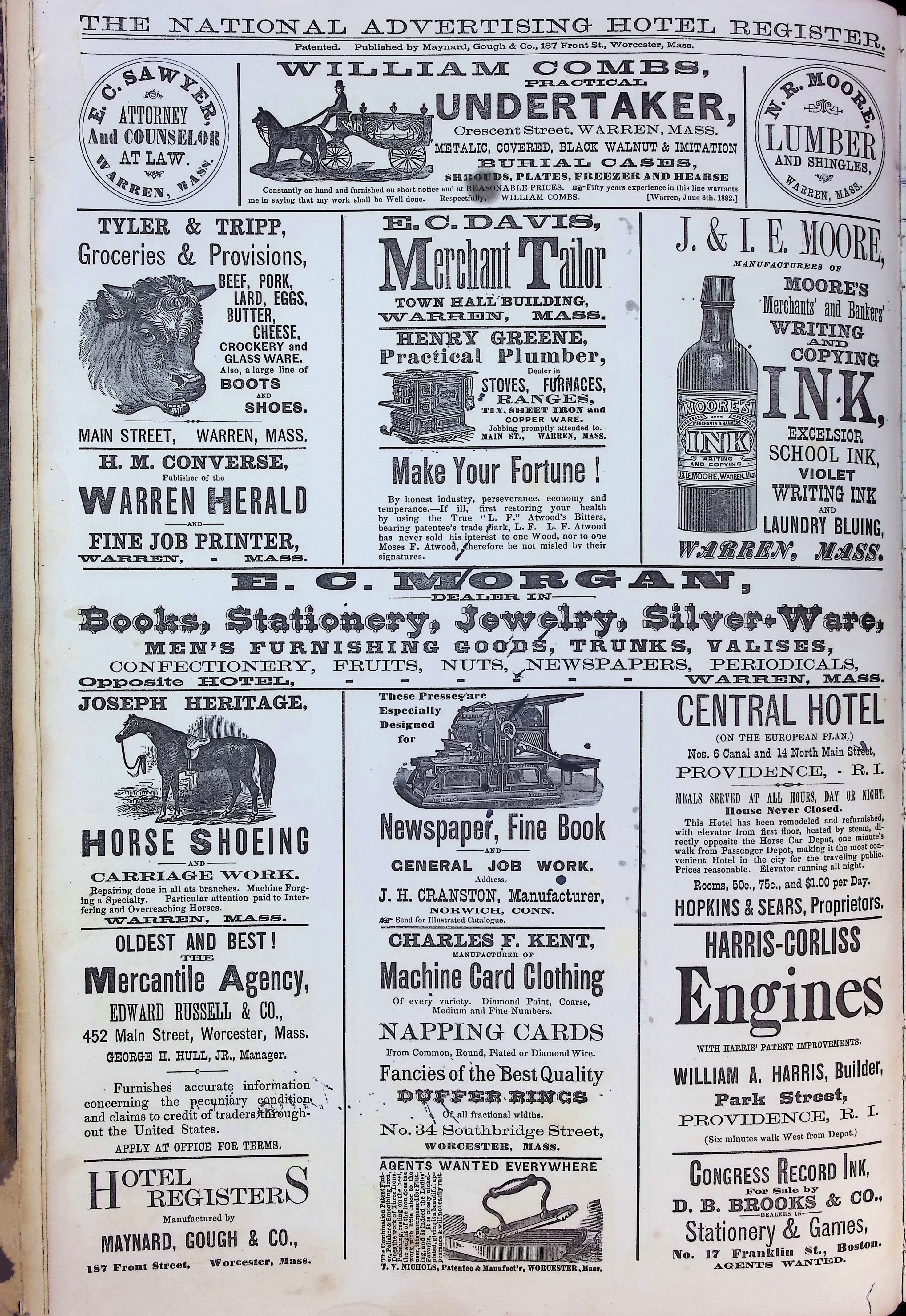 Isham Hotel register Vol. 2, Page 18