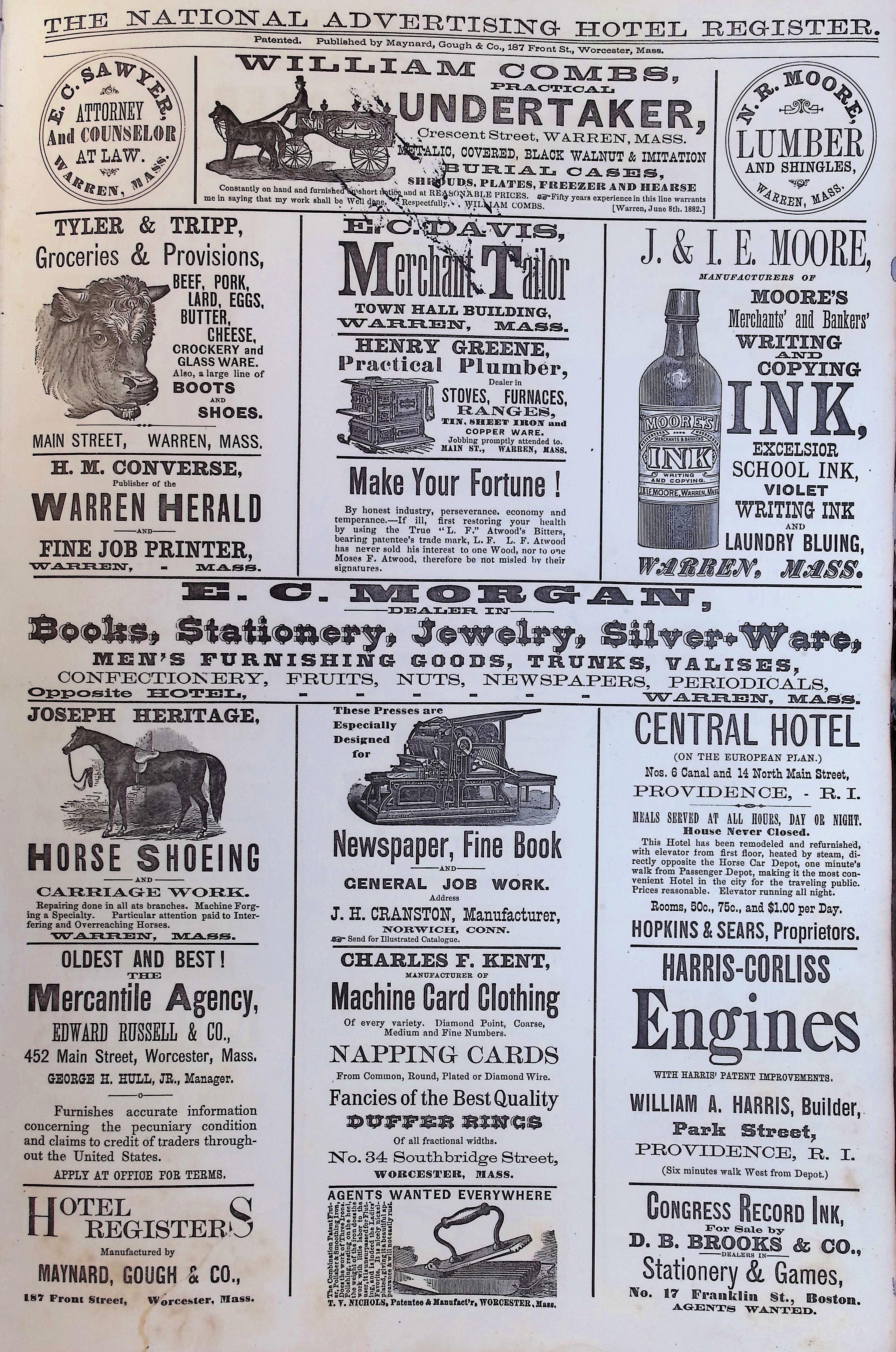 Isham Hotel register Vol. 2, Page 29