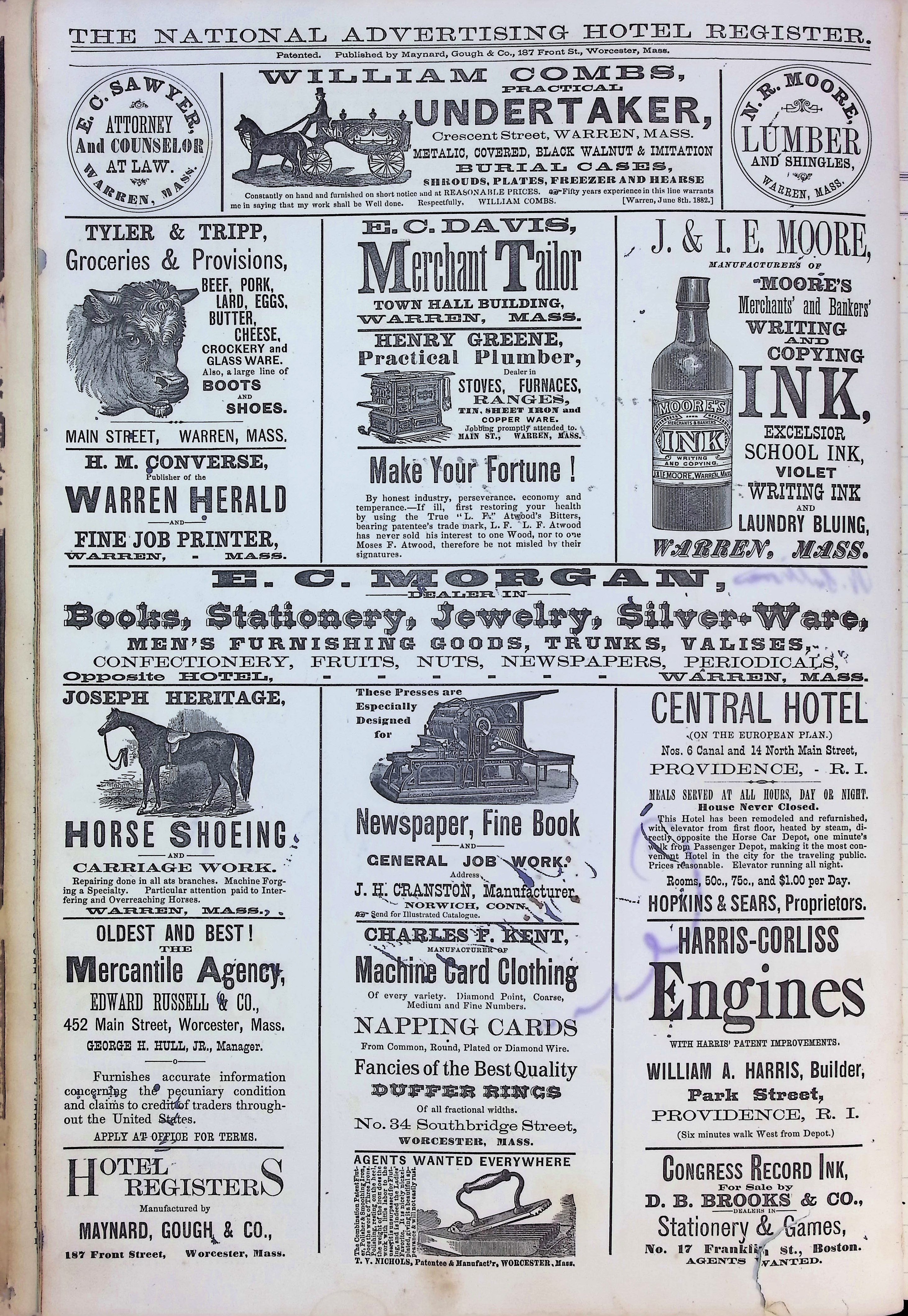 Isham Hotel register Vol. 2, Page 34