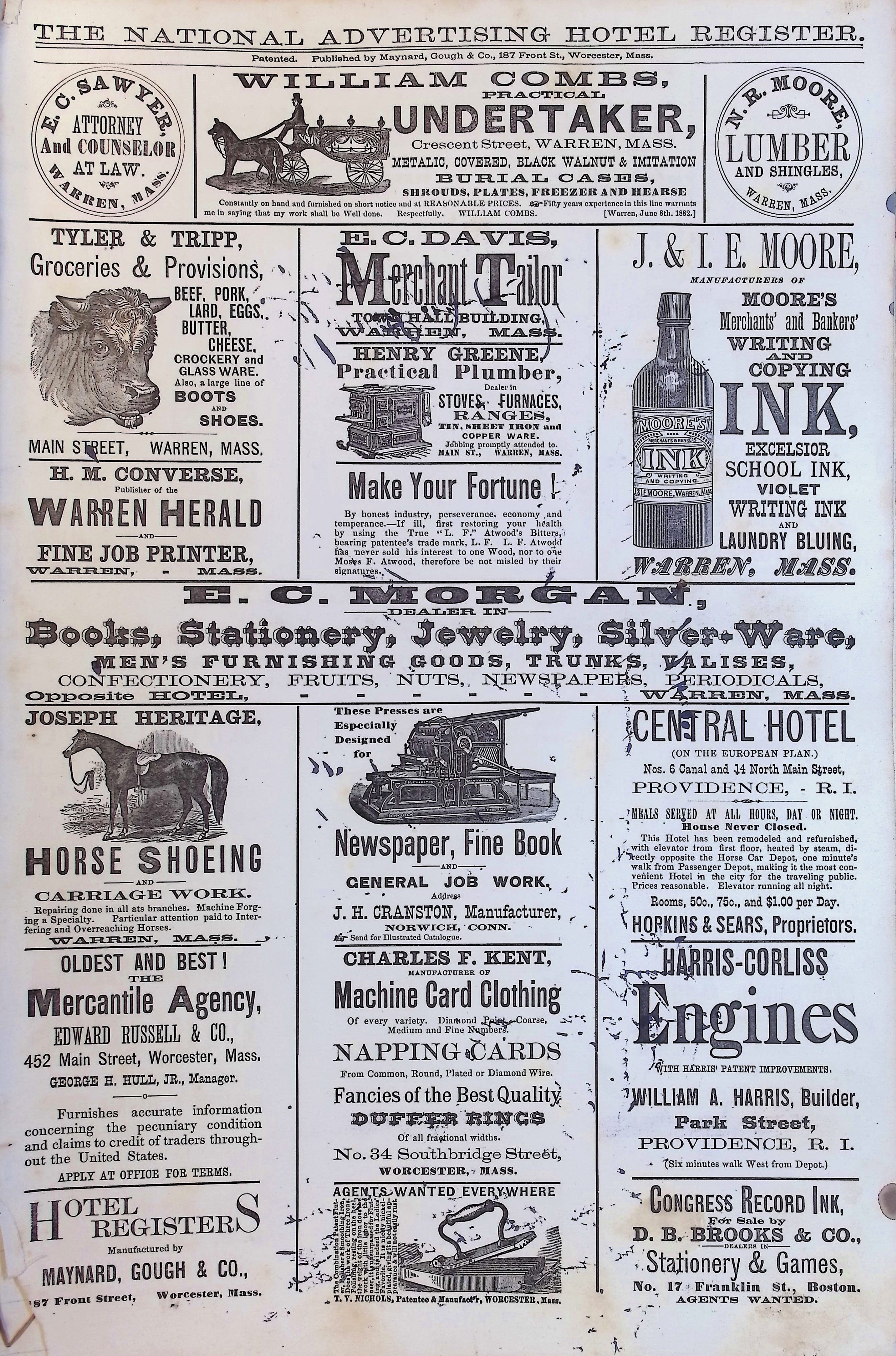 Isham Hotel register Vol. 2, Page 59