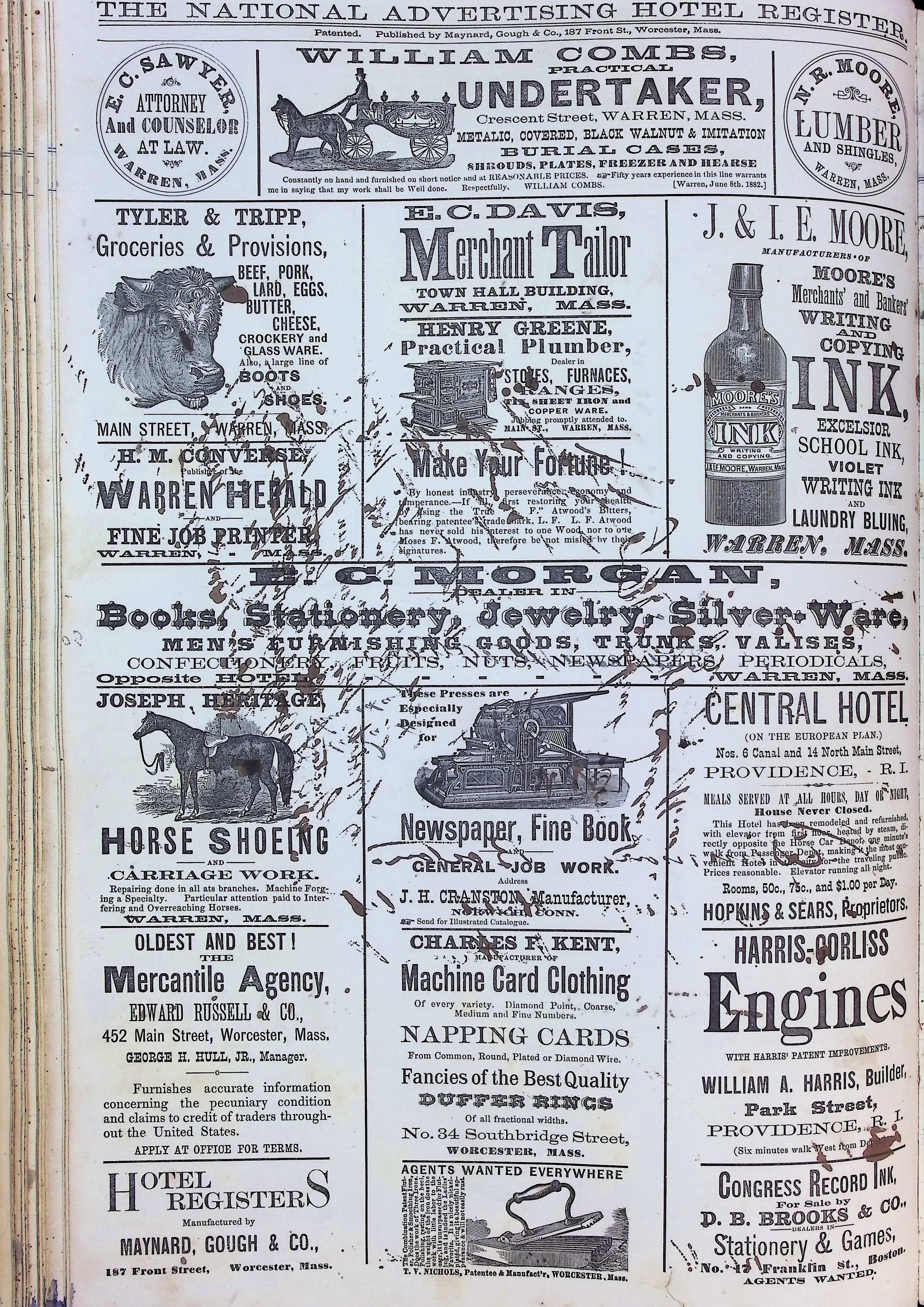 Isham Hotel register Vol. 2, Page 88