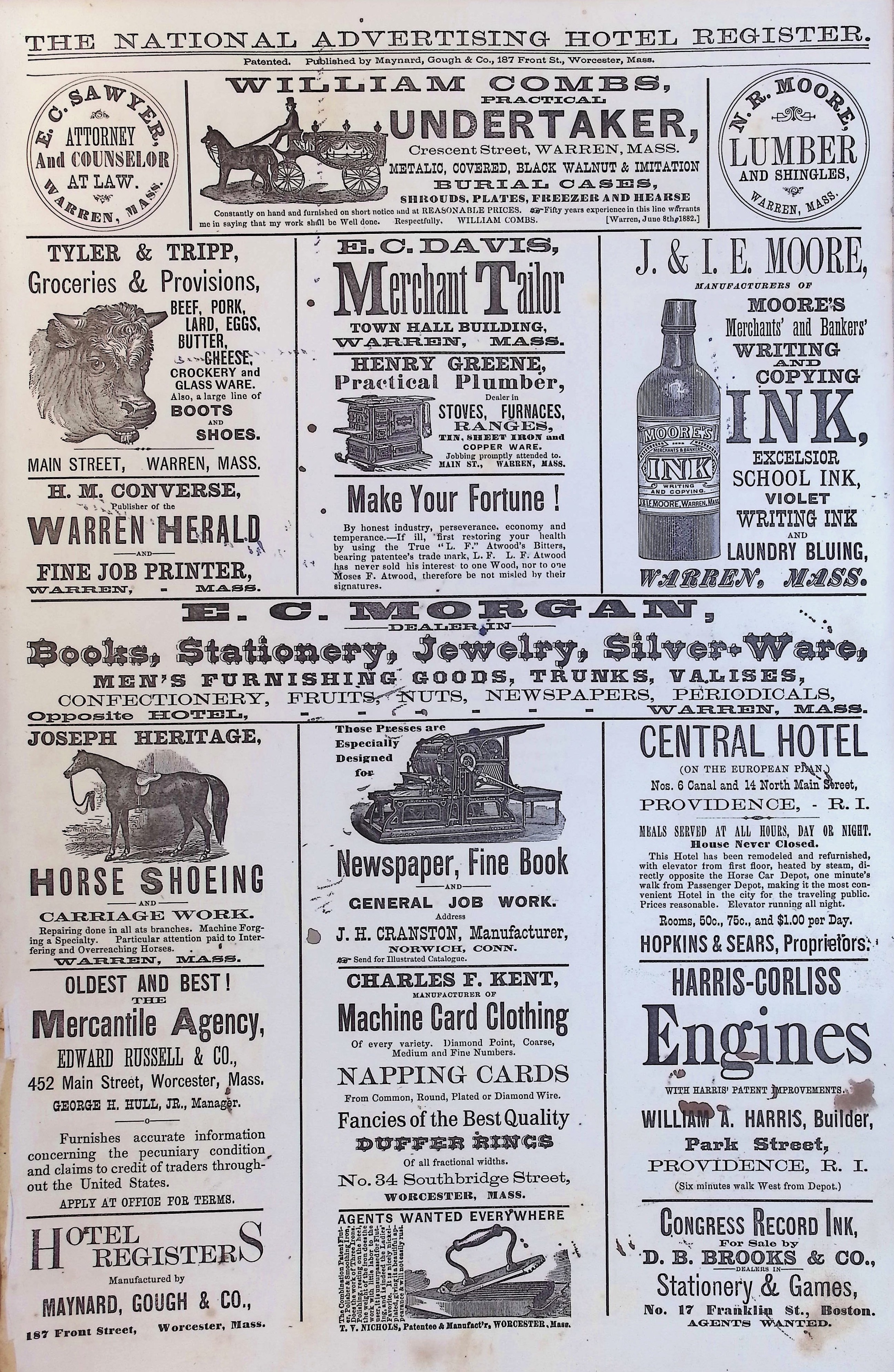 Isham Hotel register Vol. 2, Page 91