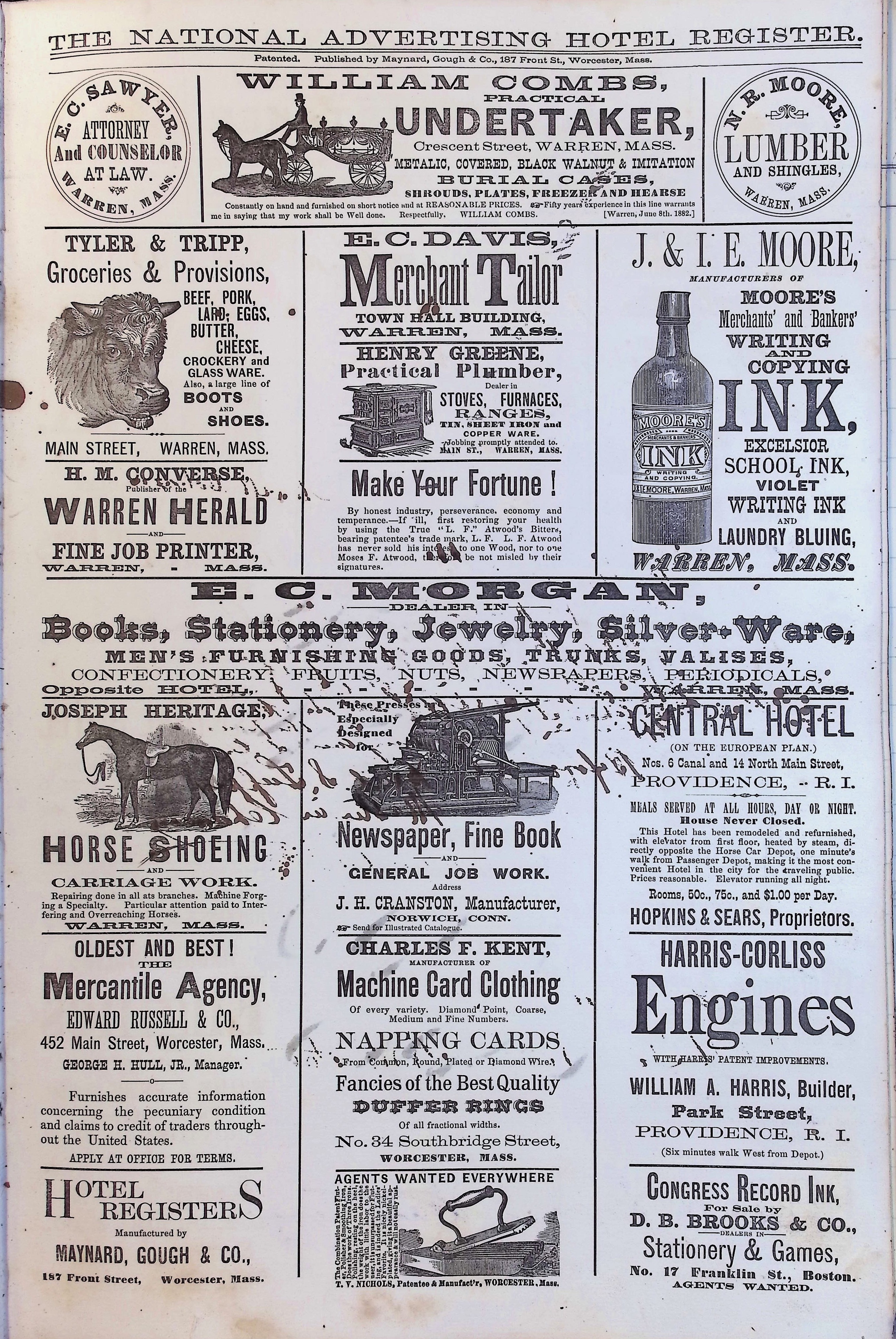 Isham Hotel register Vol. 2, Page 95