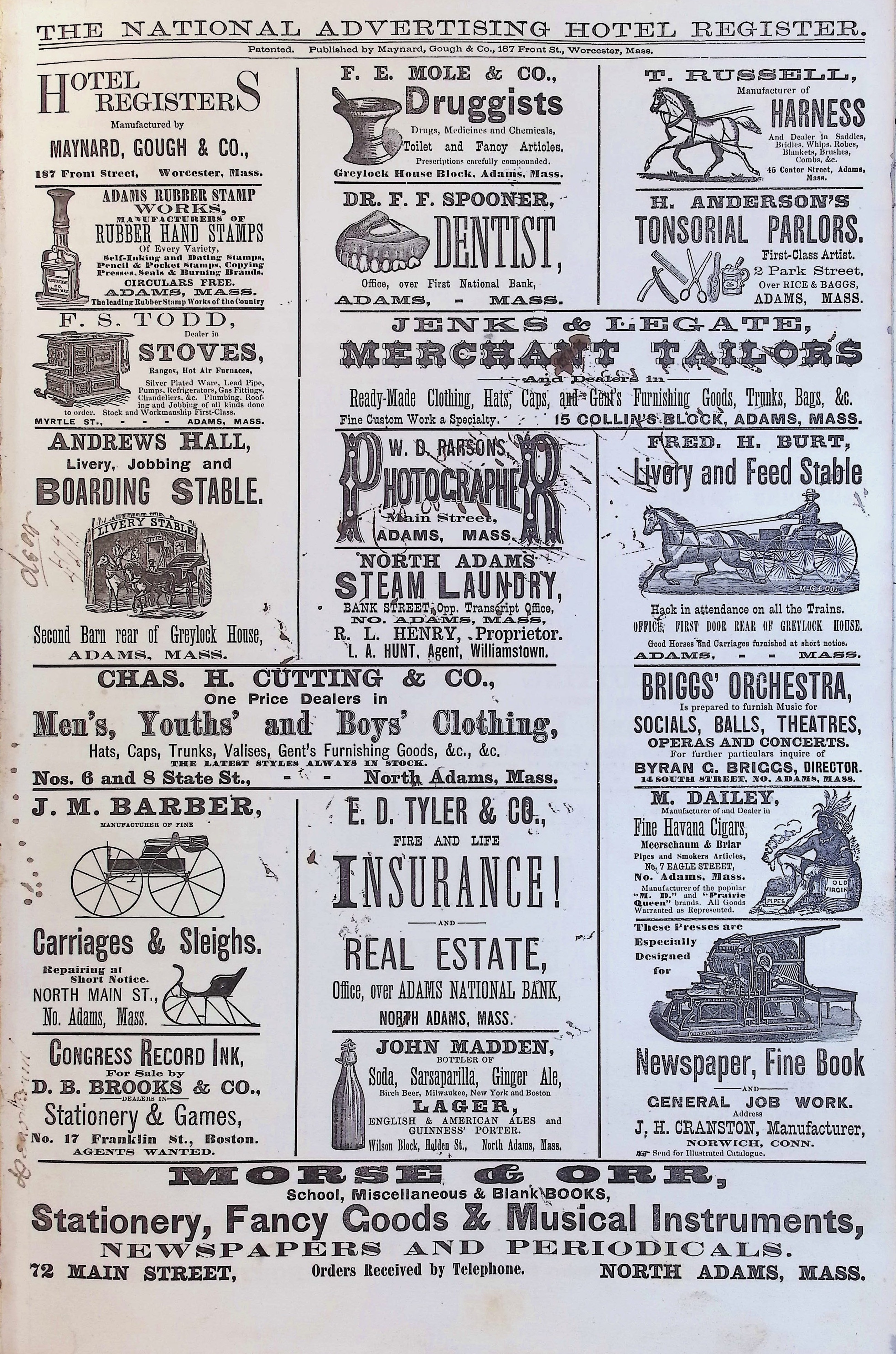 Isham Hotel register Vol. 2, Page 133