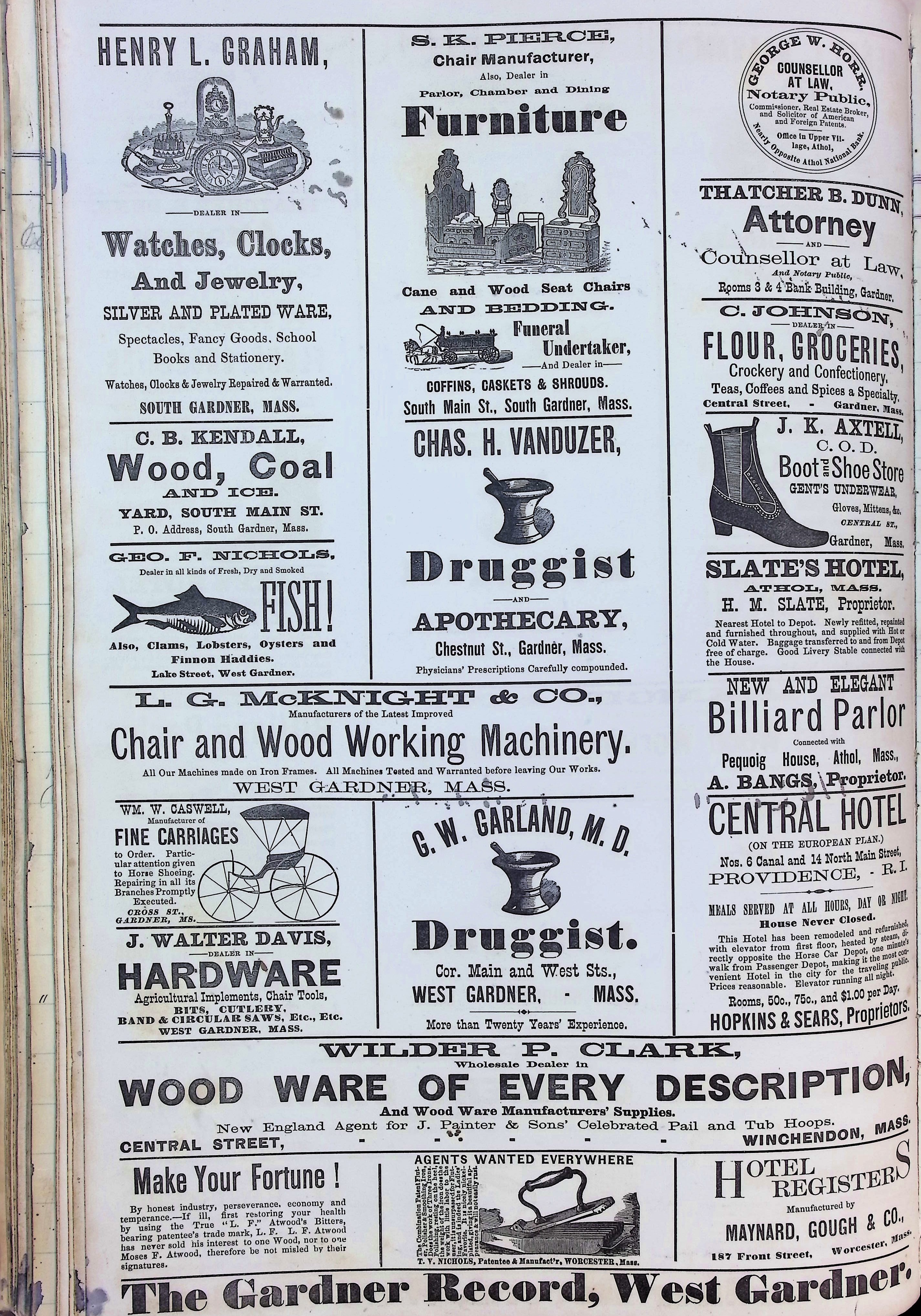 Isham Hotel register Vol. 2, Page 172