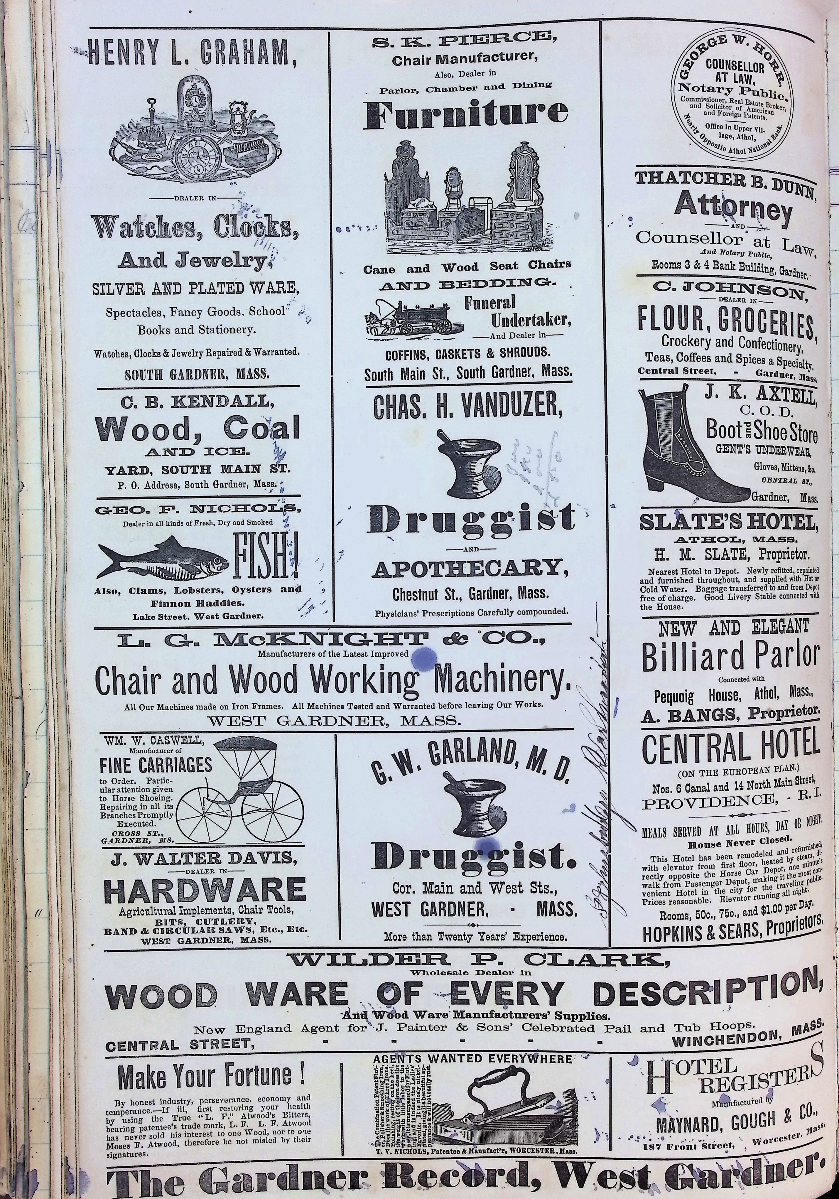 Isham Hotel register Vol. 2, Page 176