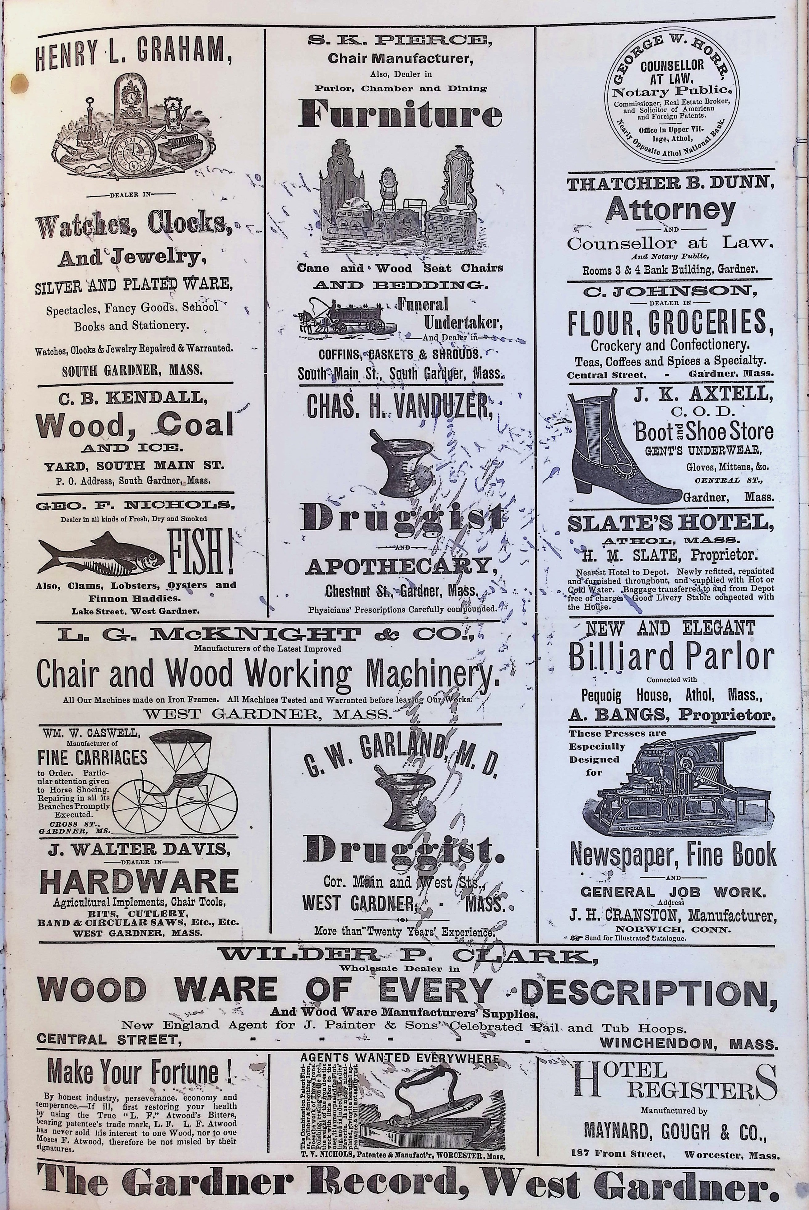 Isham Hotel register Vol. 2, Page 183