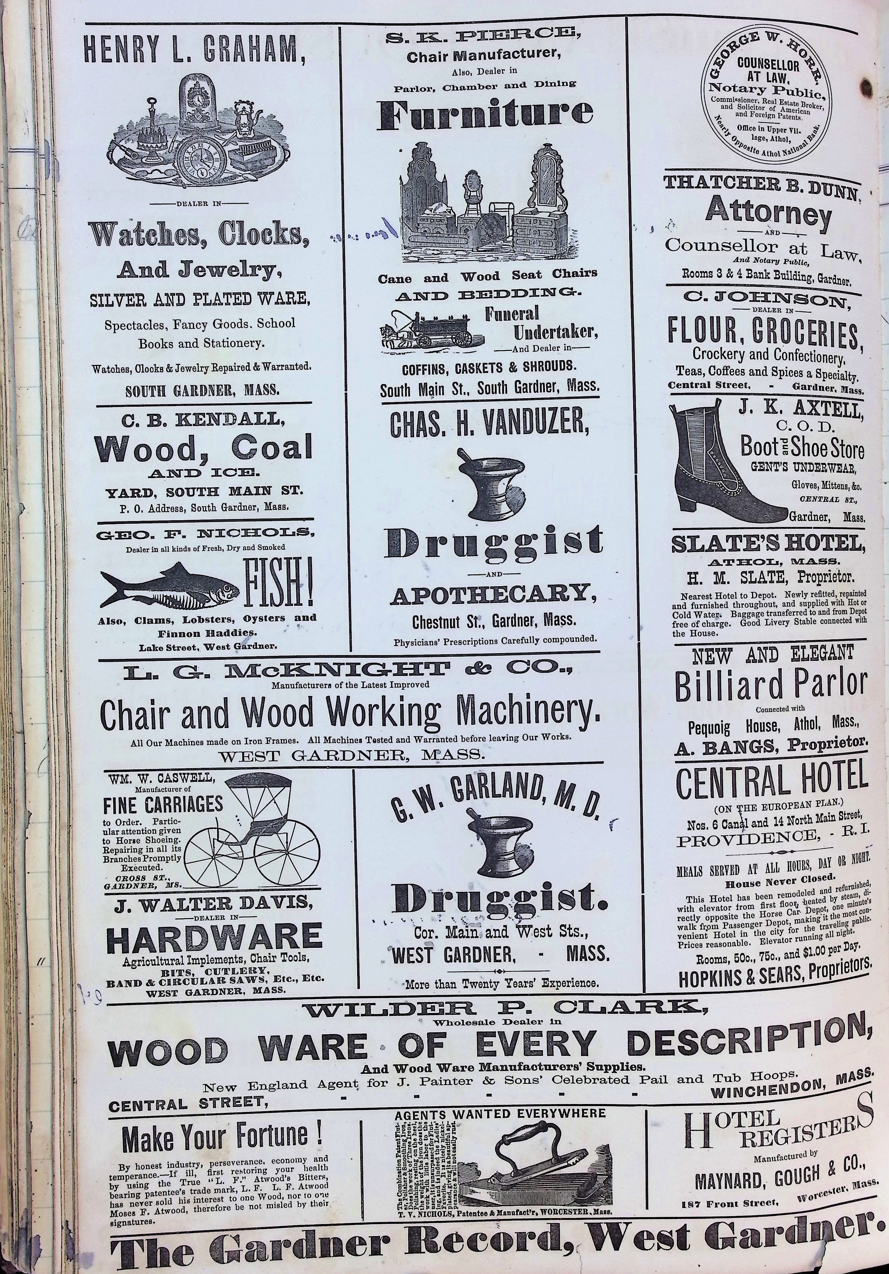 Isham Hotel register Vol. 2, Page 184