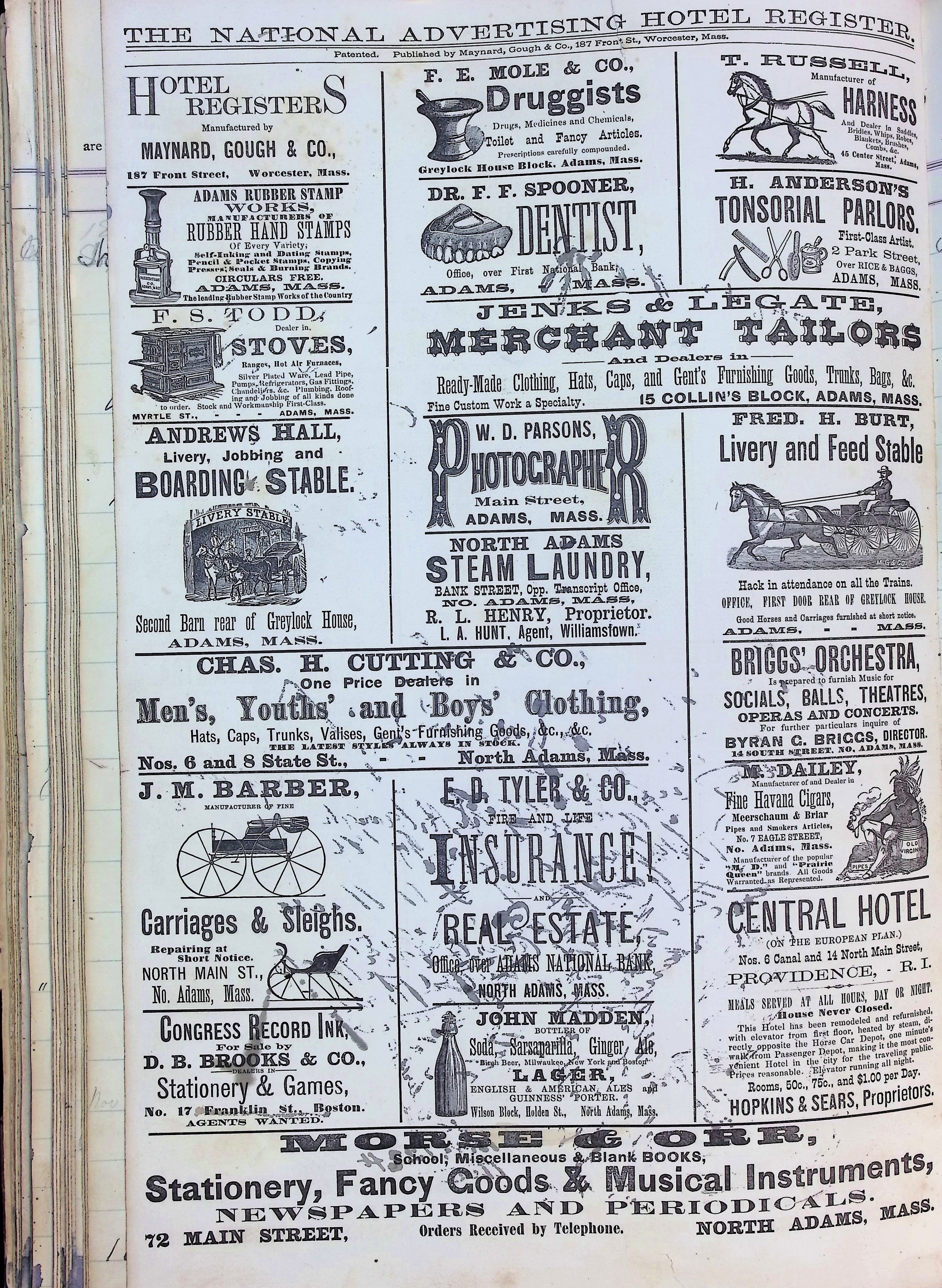 Isham Hotel register Vol. 2, Page 202