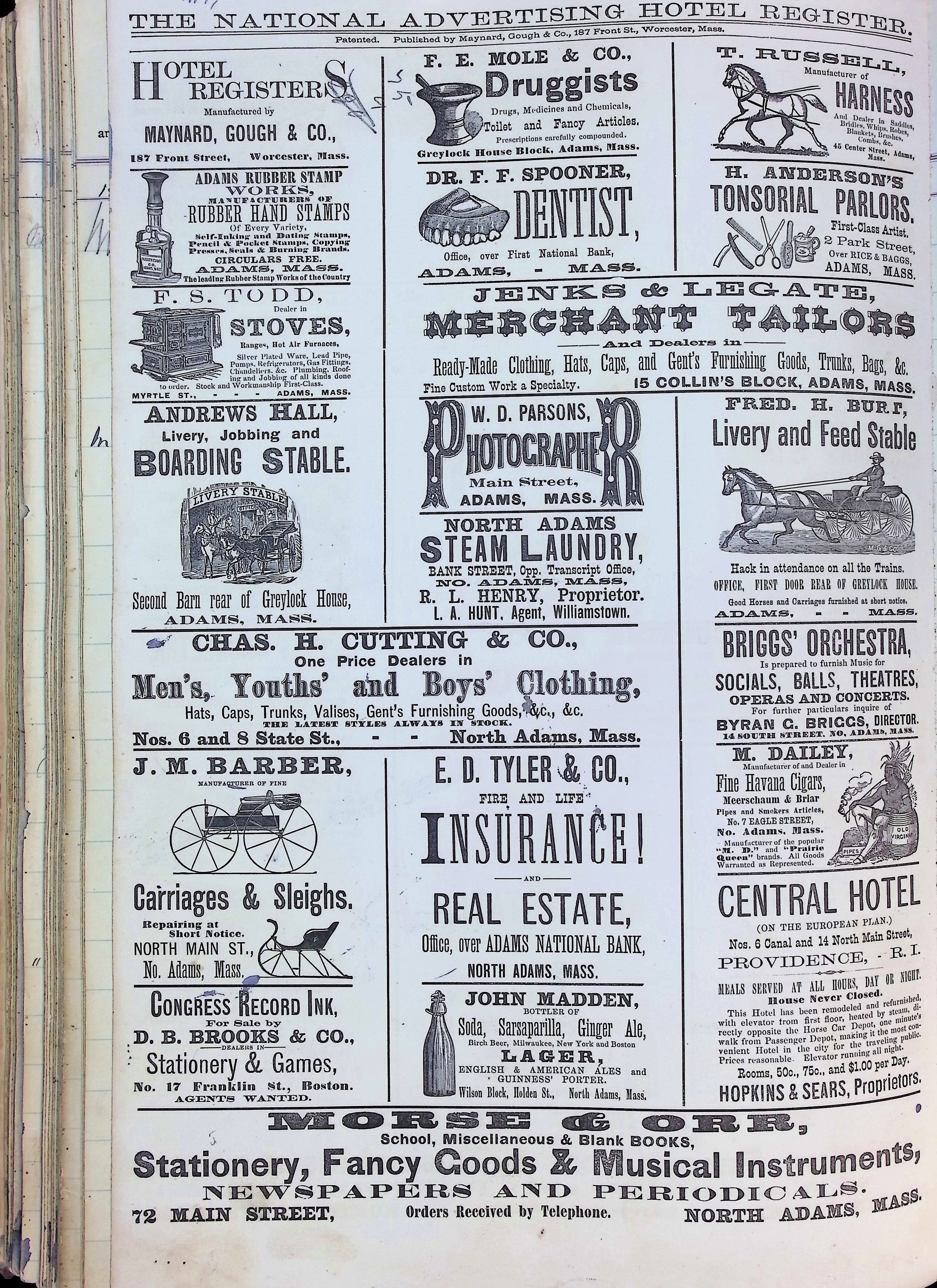 Isham Hotel register Vol. 2, Page 224