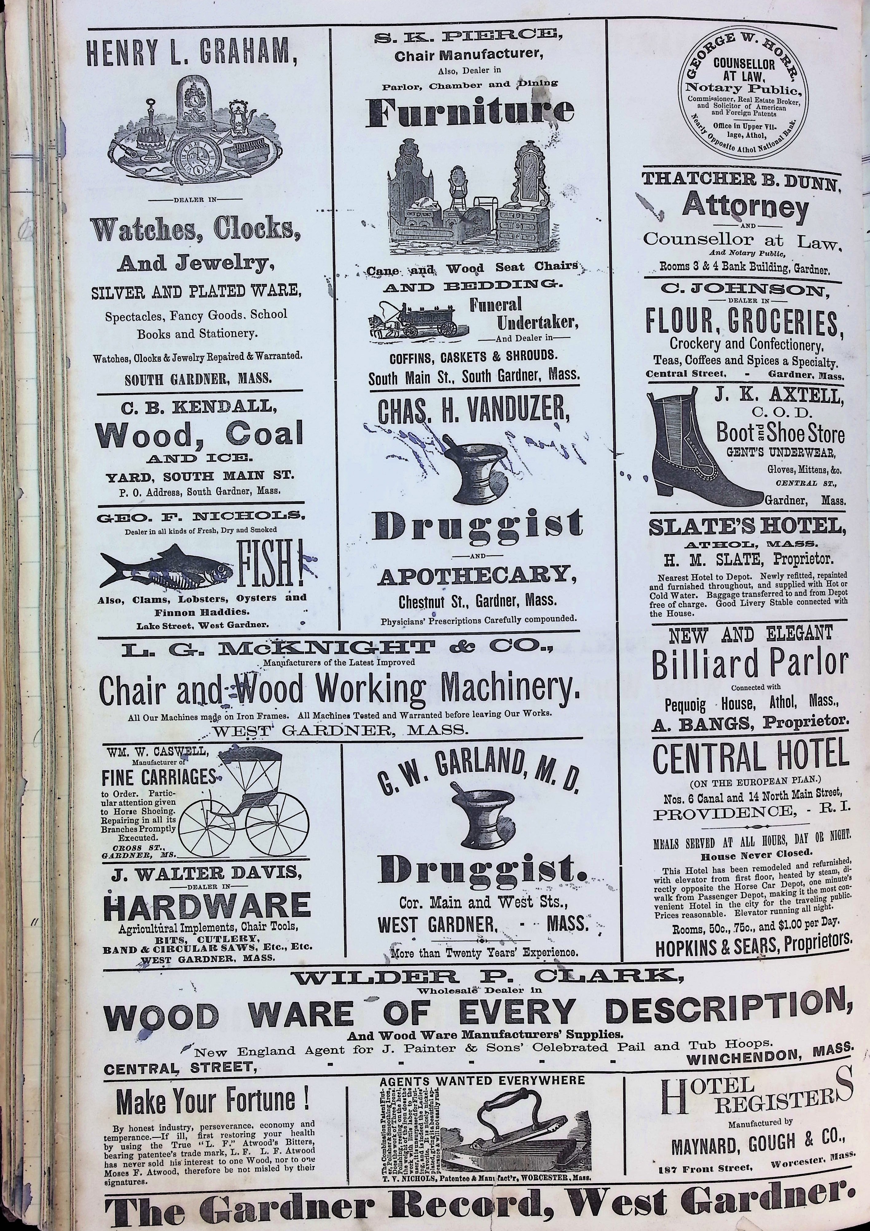 Isham Hotel register Vol. 2, Page 232