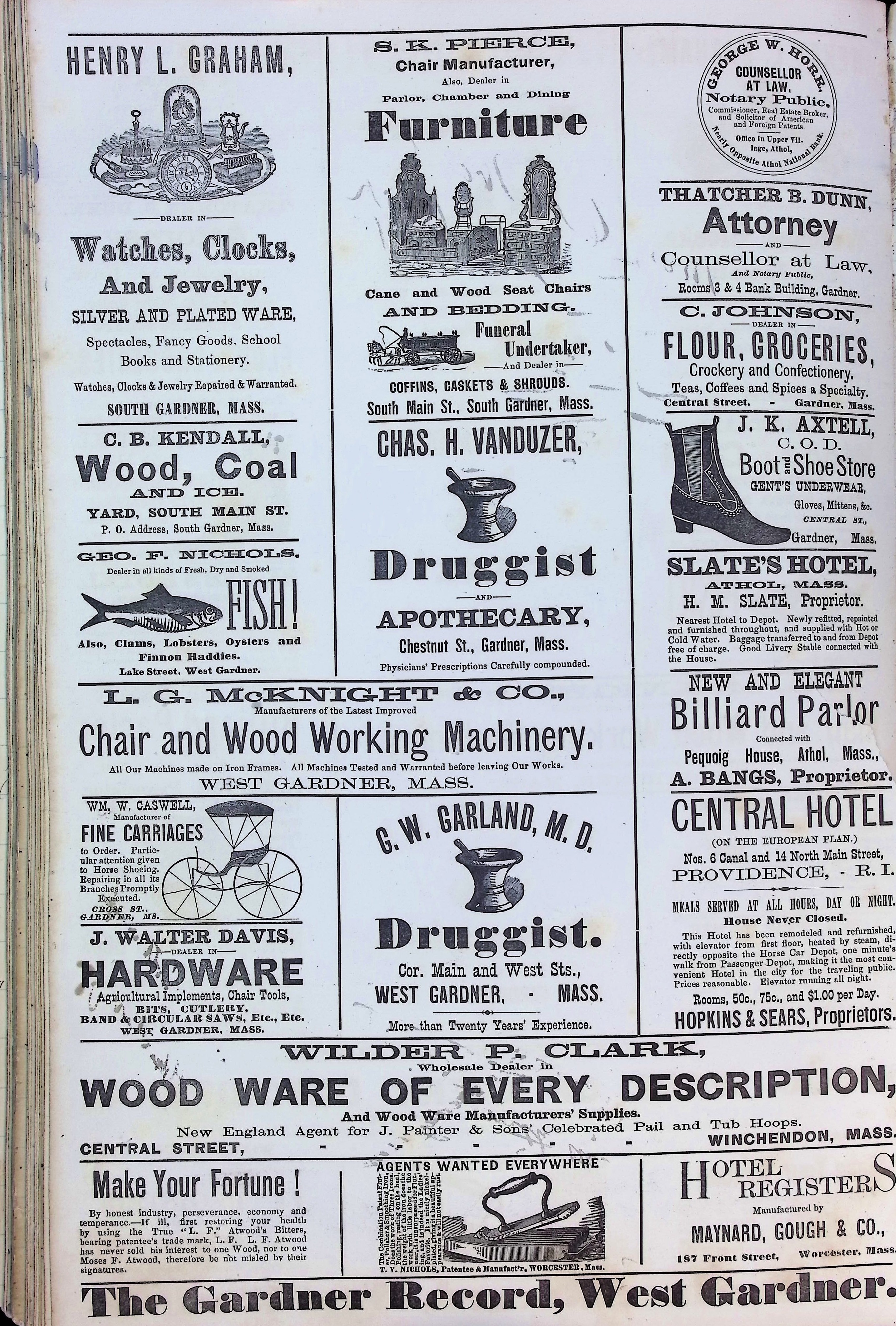 Isham Hotel register Vol. 2, Page 260