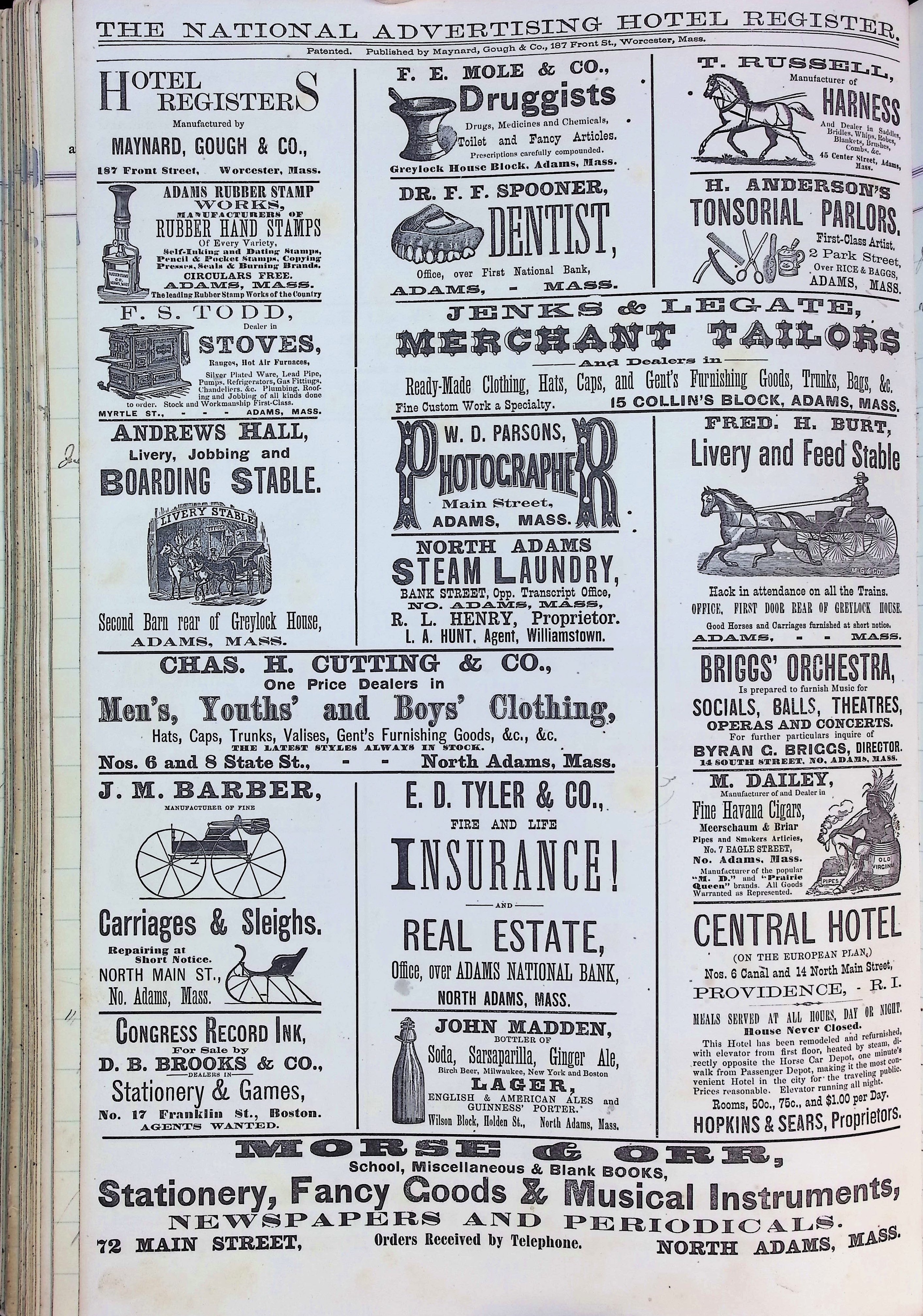 Isham Hotel register Vol. 2, Page 272