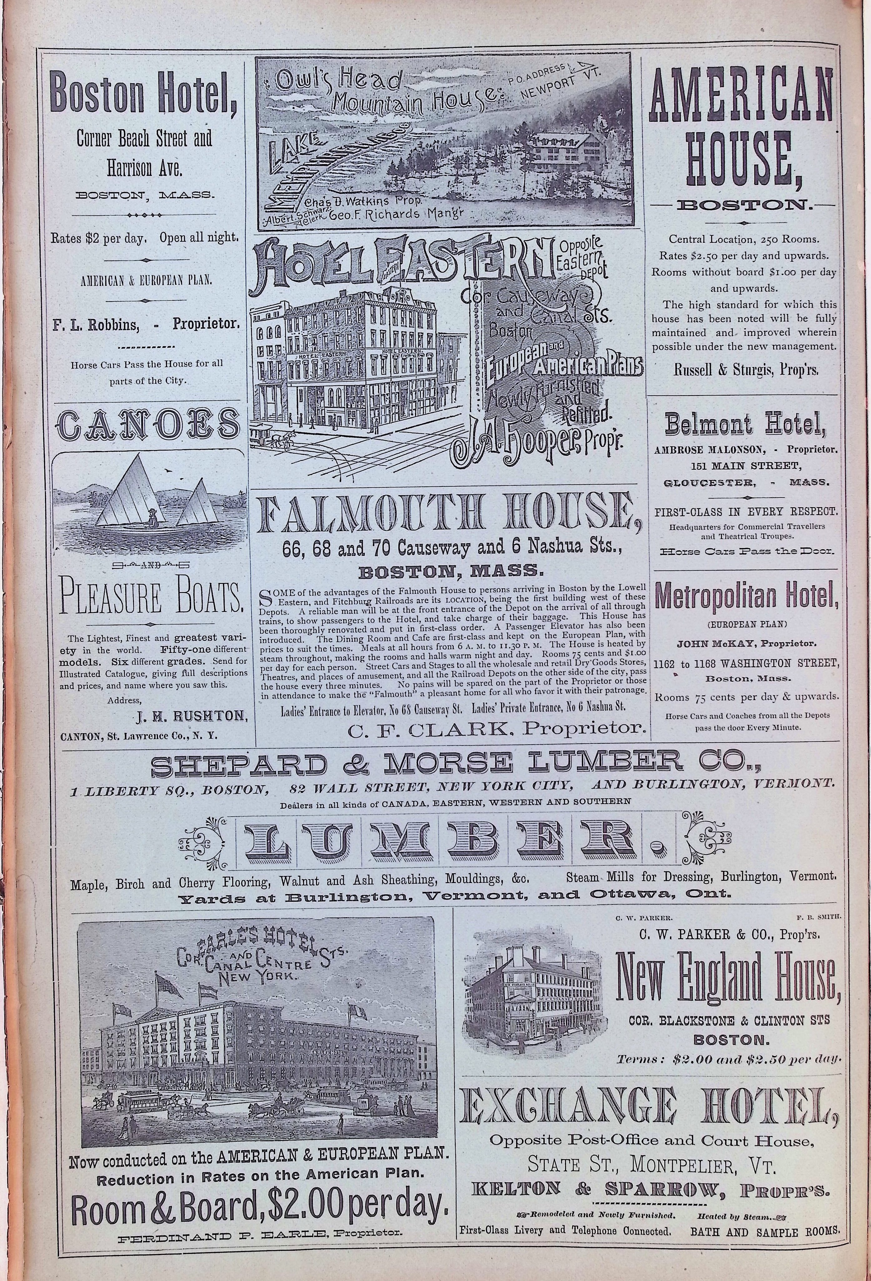 Isham Hotel register Vol. 3, Page 14